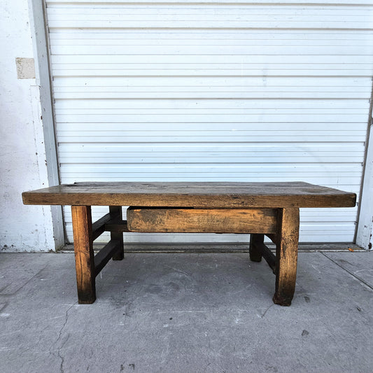 17th C. Cooks Table with Drawer