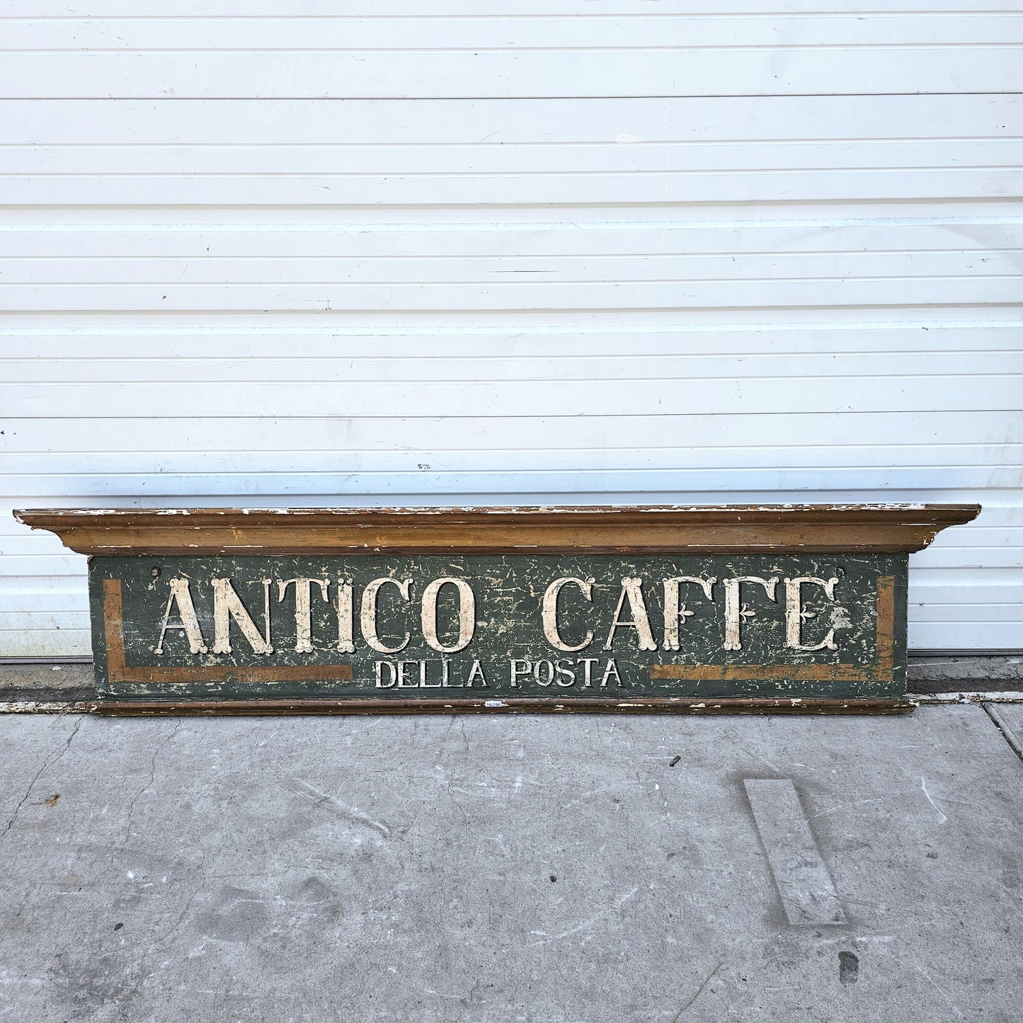 Antico Caffe Wooden Sign