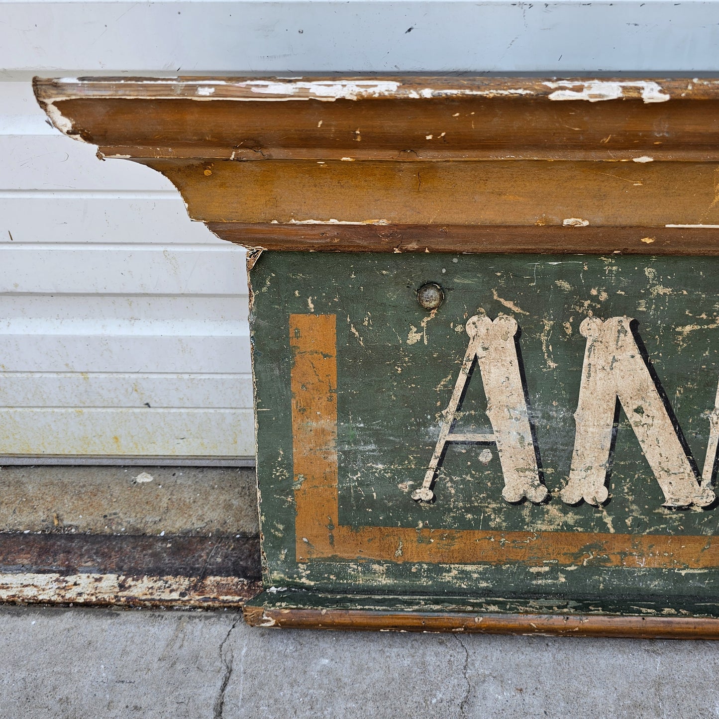 Antico Caffe Wooden Sign