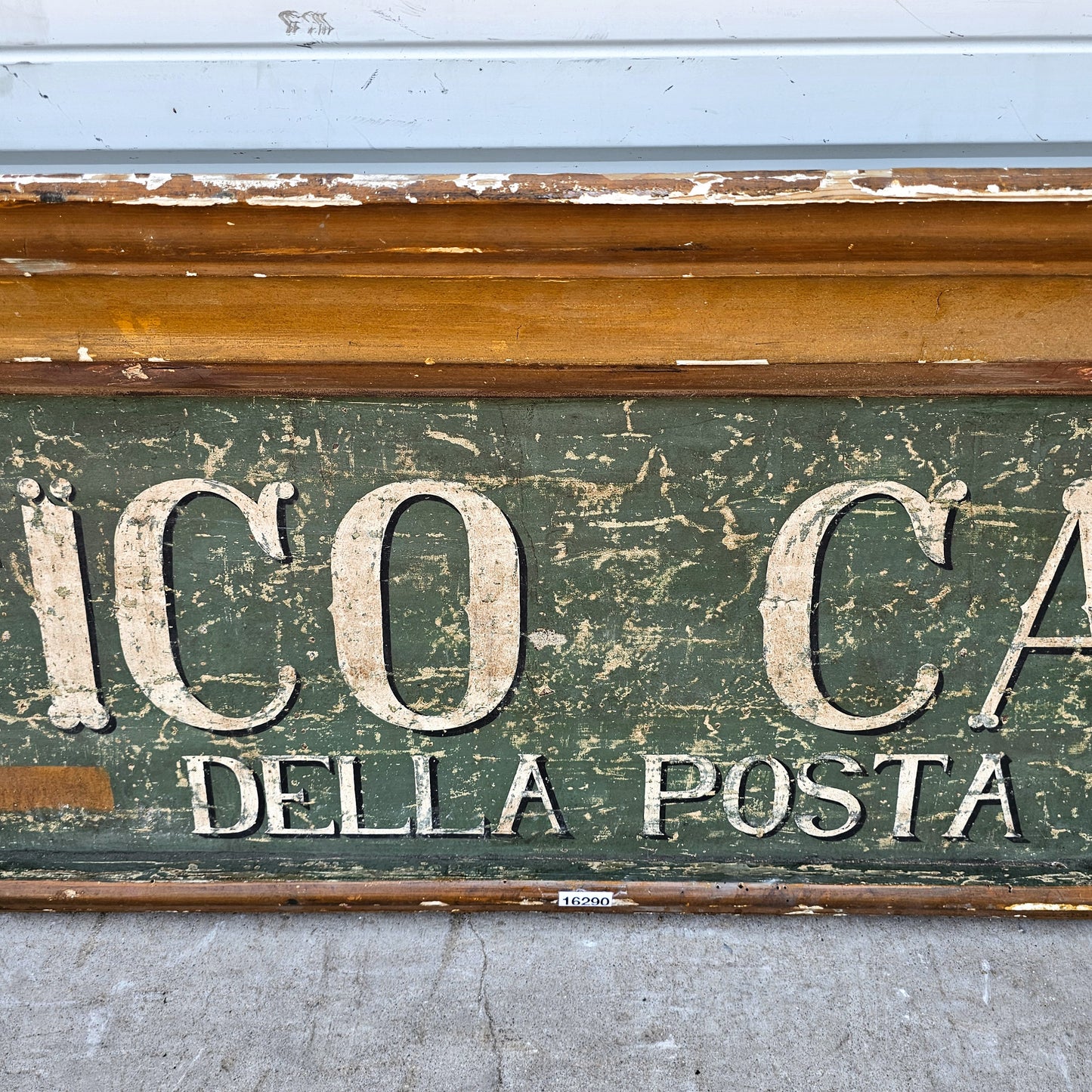 Antico Caffe Wooden Sign