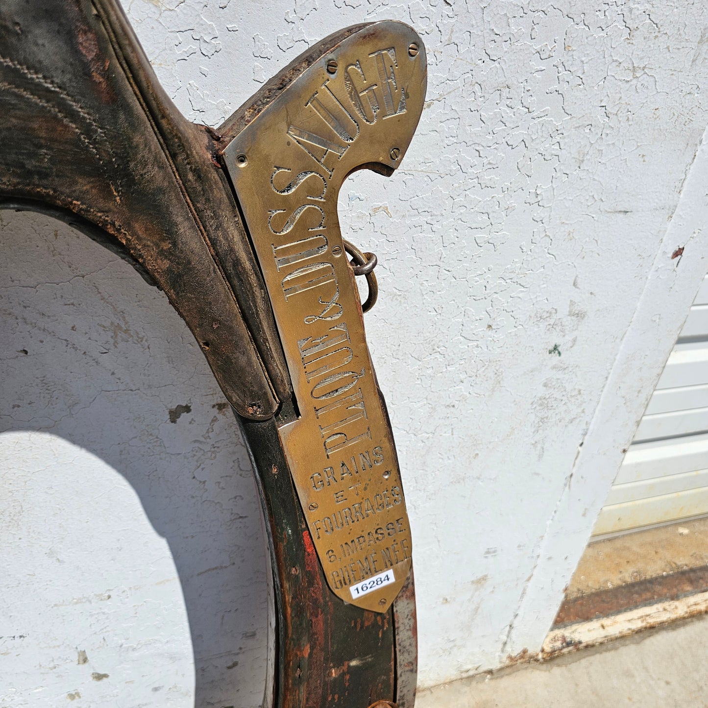 French Horse Feed and Tack Trade Sign