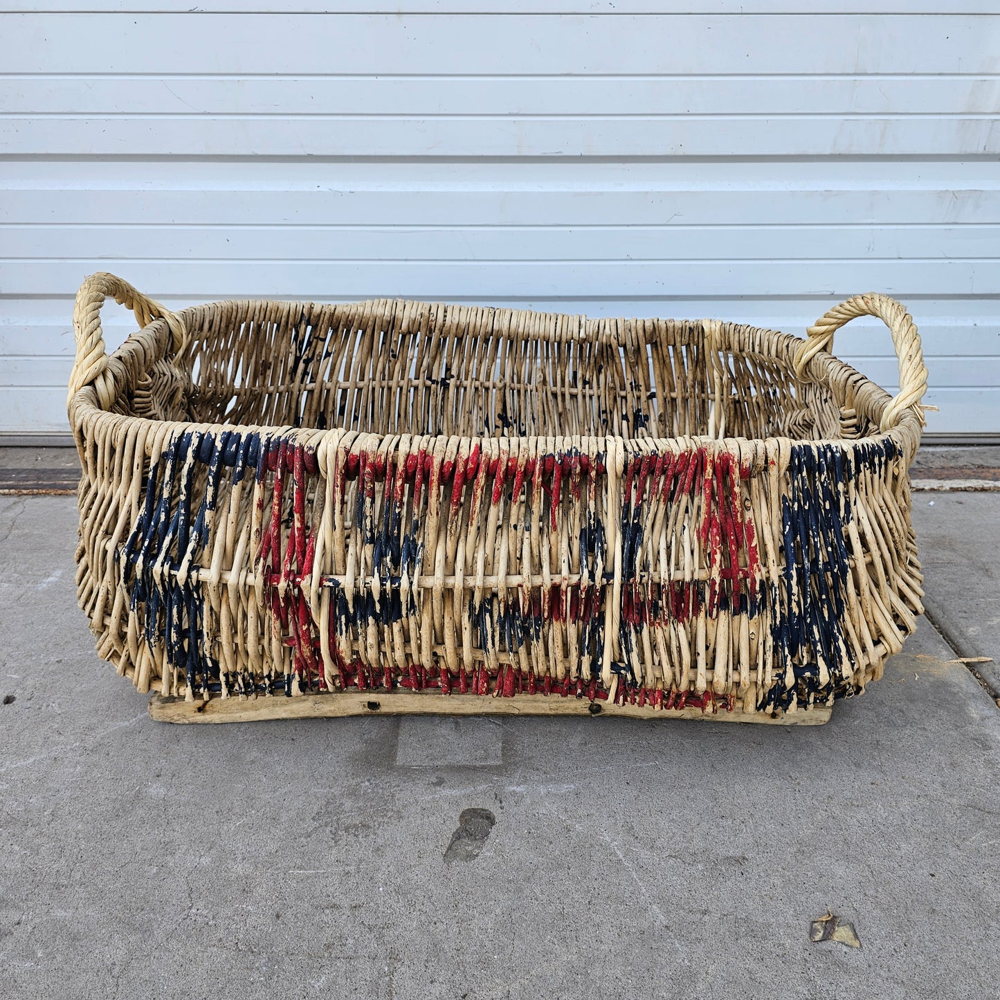 Wicker Grocer Basket