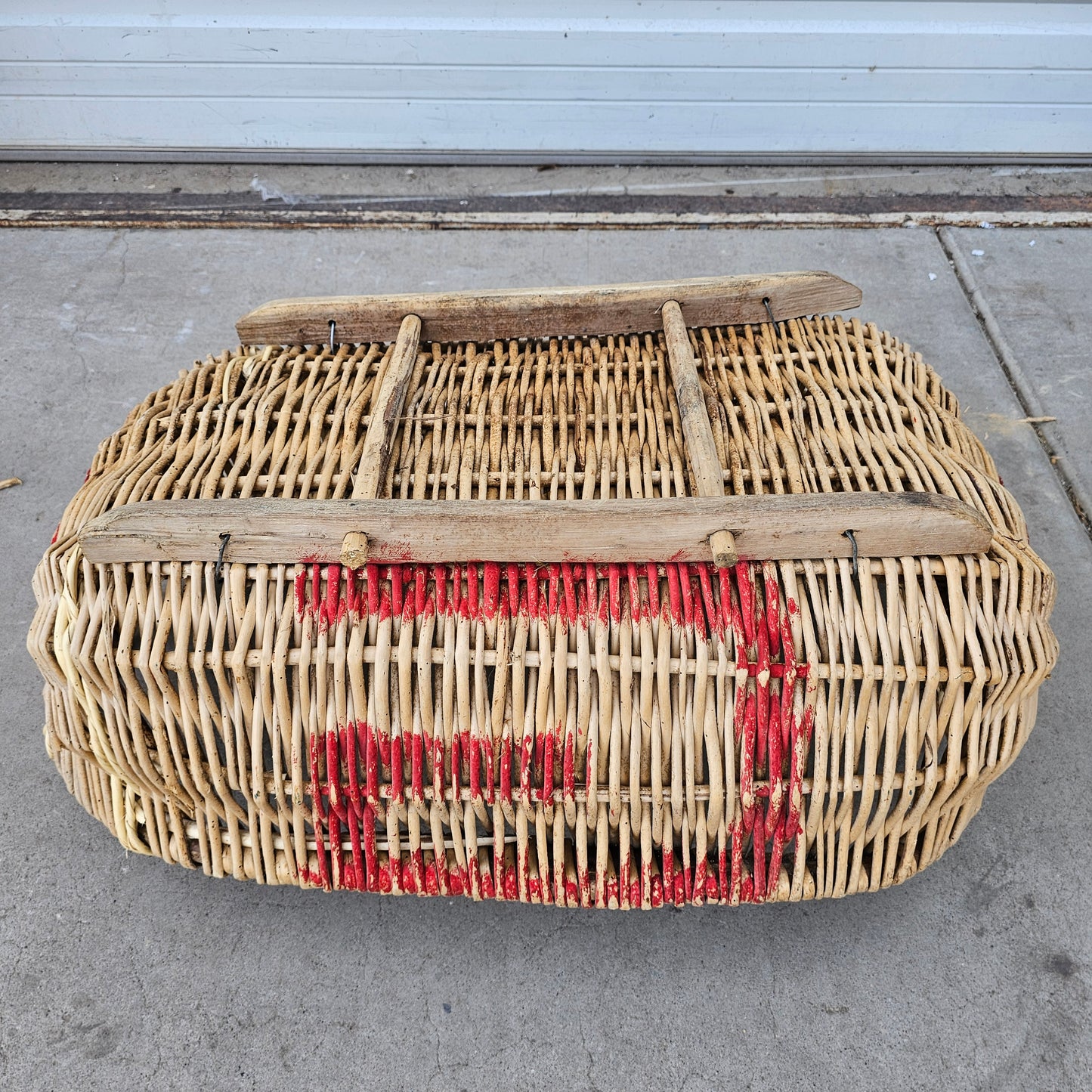 Wicker Grocer Basket