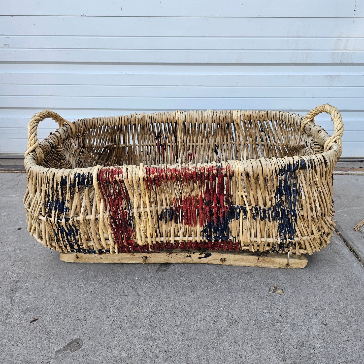 Wicker Grocer Basket