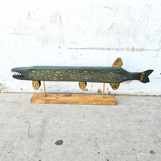 Wooden Folk Art Fish