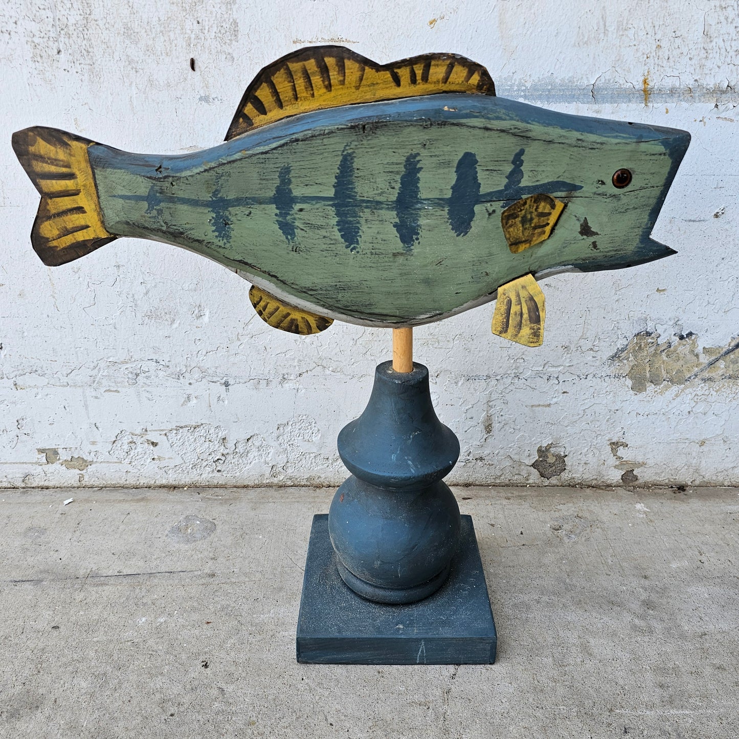 Folk Art Fish Figure