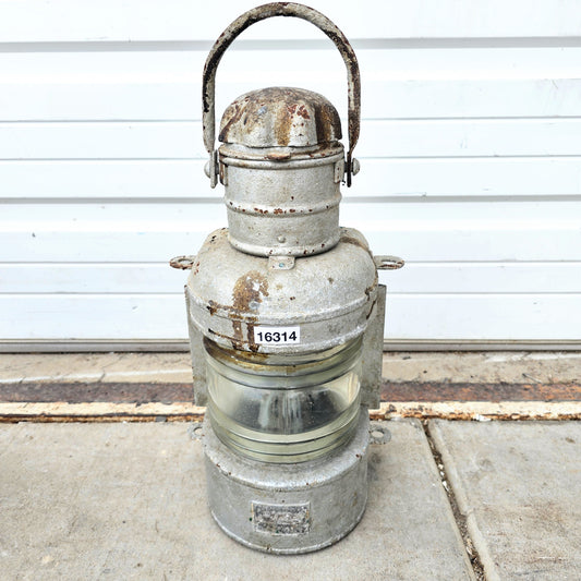 Silver Painted Nautical Lantern