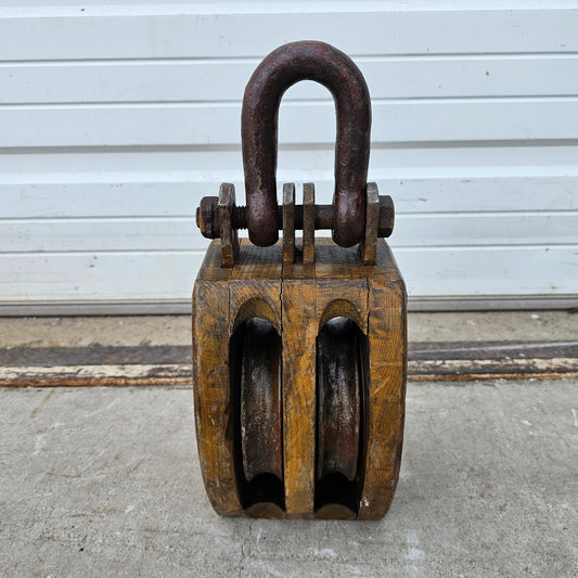 Wooden Barn Pulley