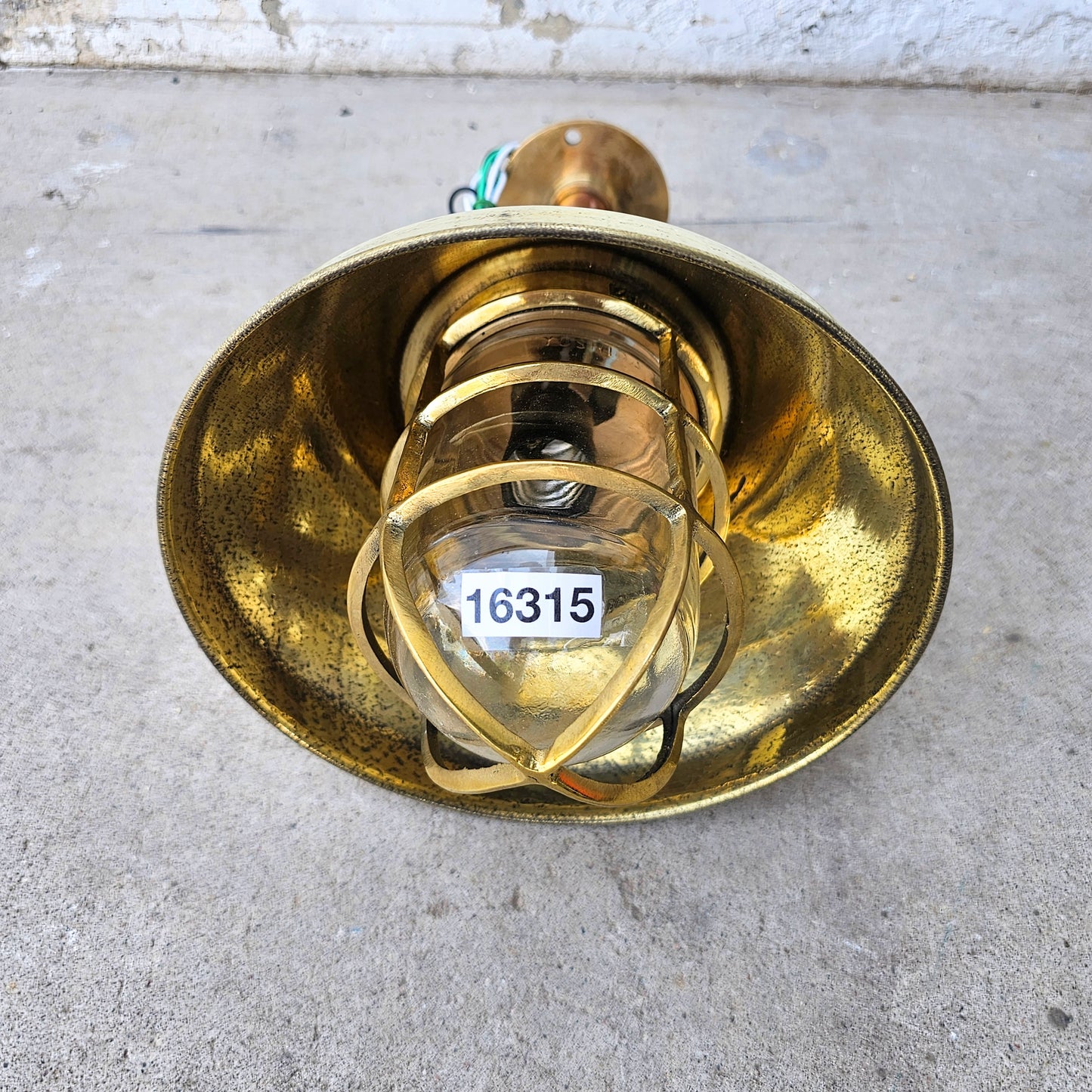 Brass Nautical Ceiling Light