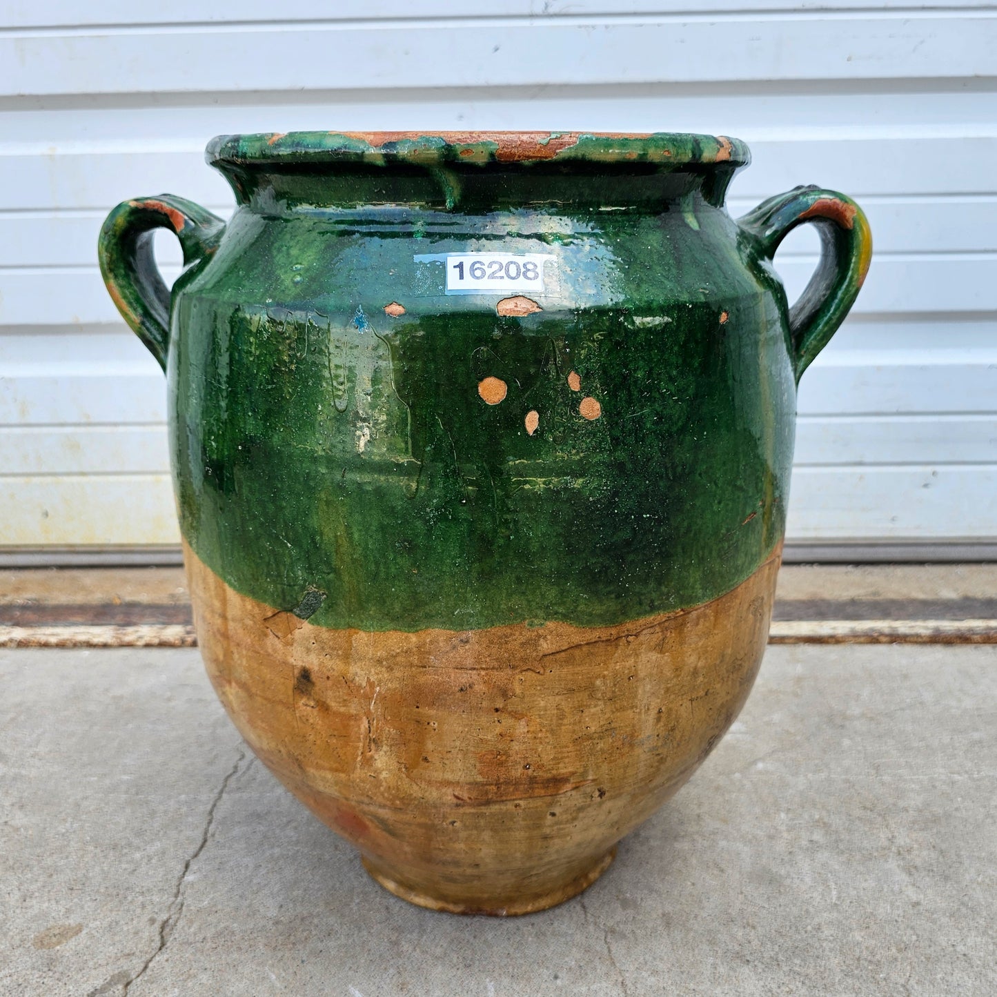 XL Green French Confit Pot