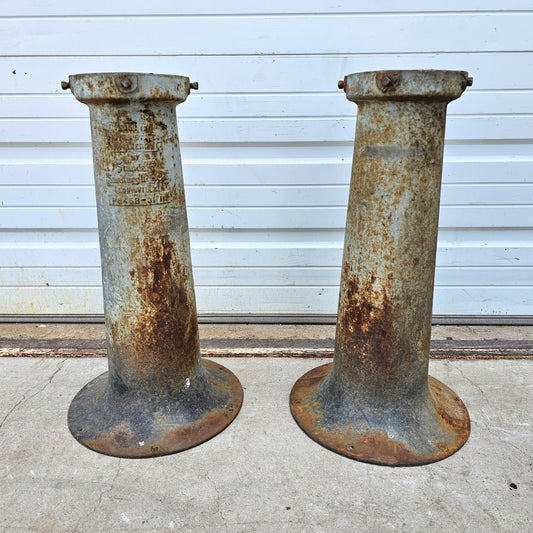 Pair of Industrial Iron Table Legs/Bases