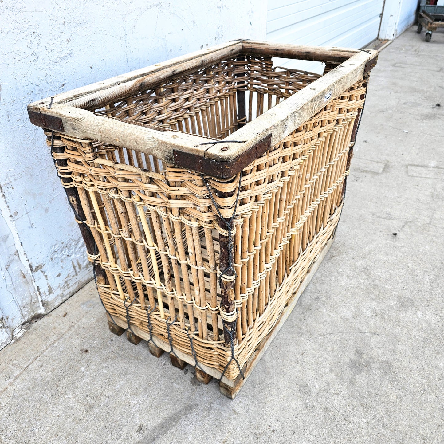 Rectangular French Wicker Basket