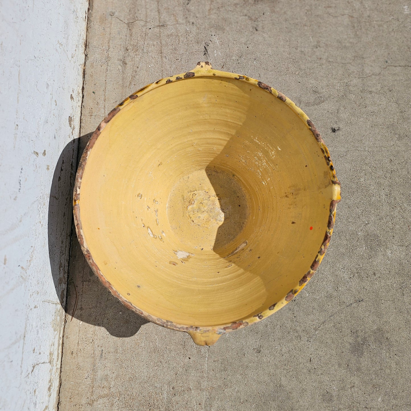 XL Yellow Glazed Bowl/Tian