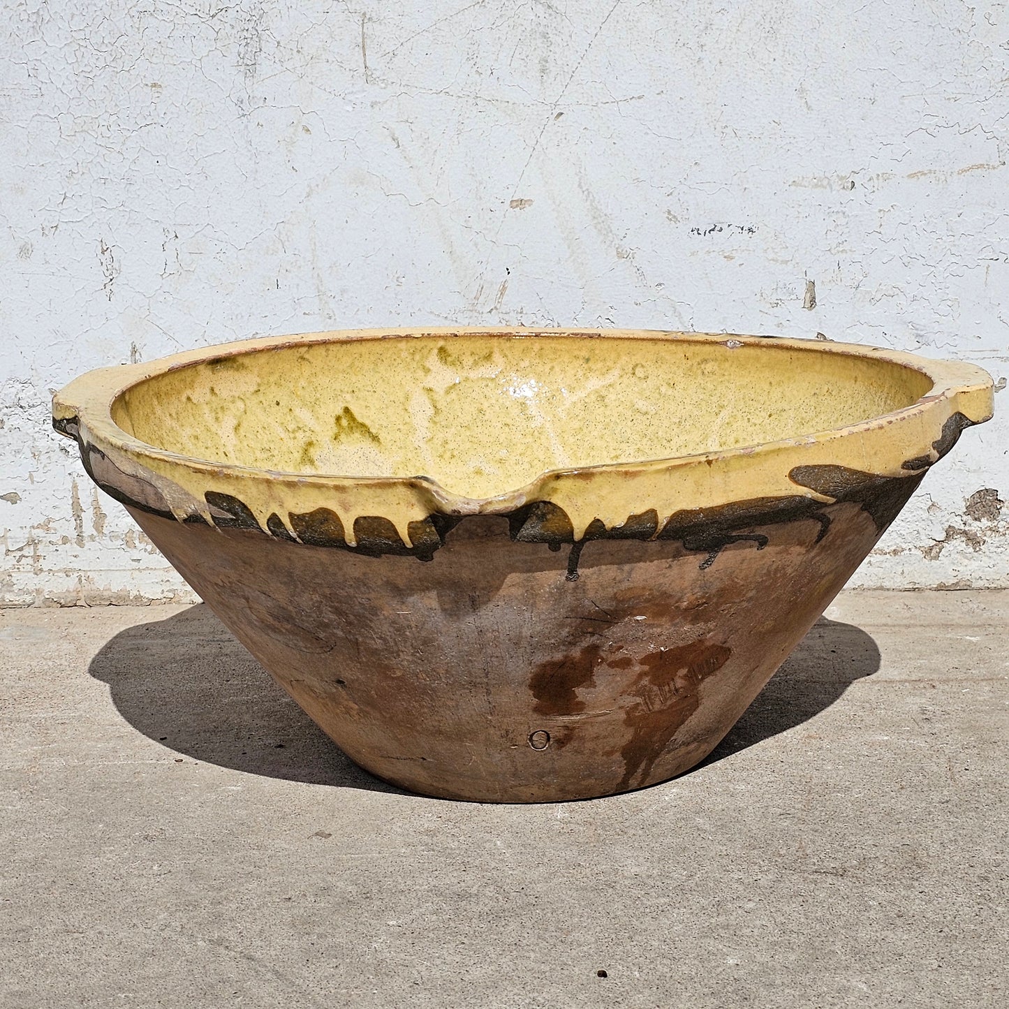 XL Yellow Glazed Bowl/Tian