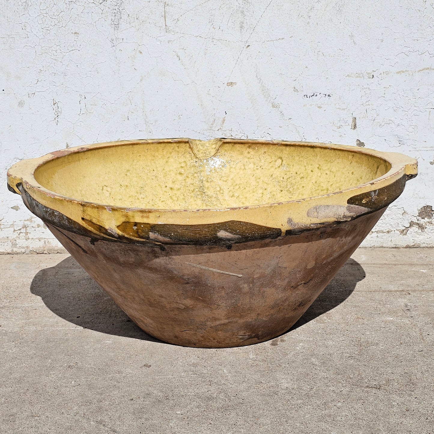 Yellow Glazed Bowl/Tian