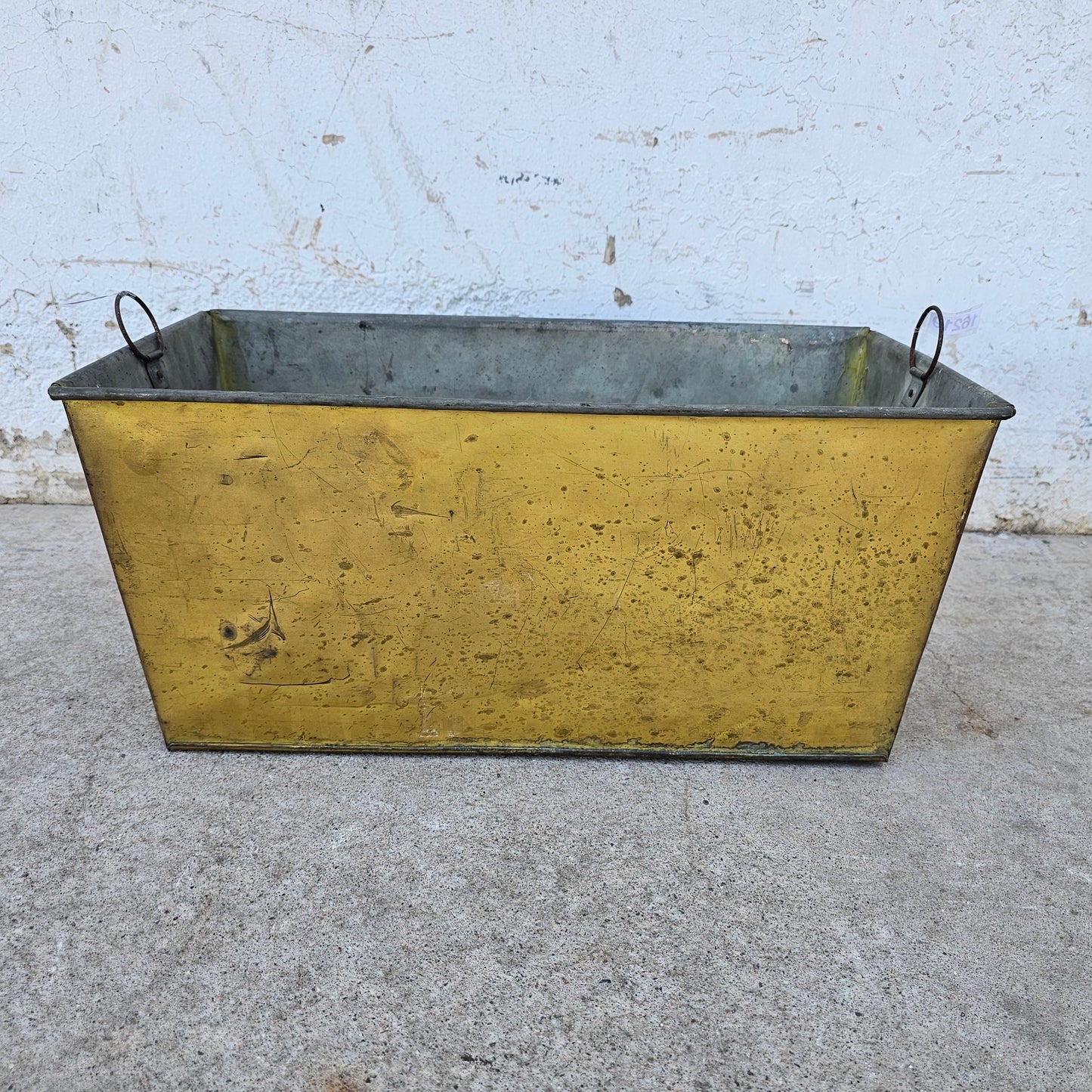 Yellow Metal Bin
