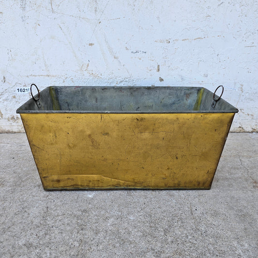 Yellow Metal Bin