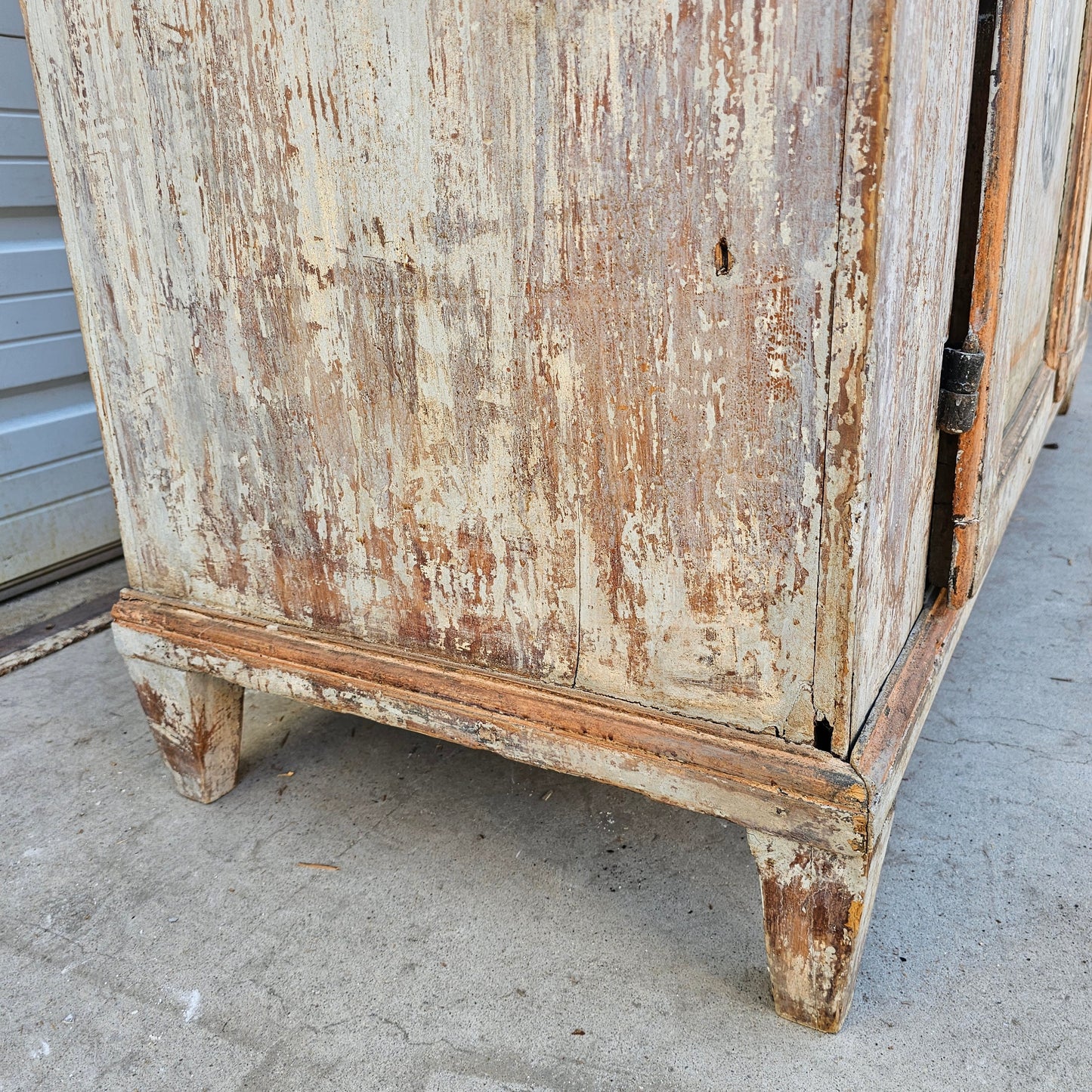 19th C. French Painted Cupboard/Cabinet