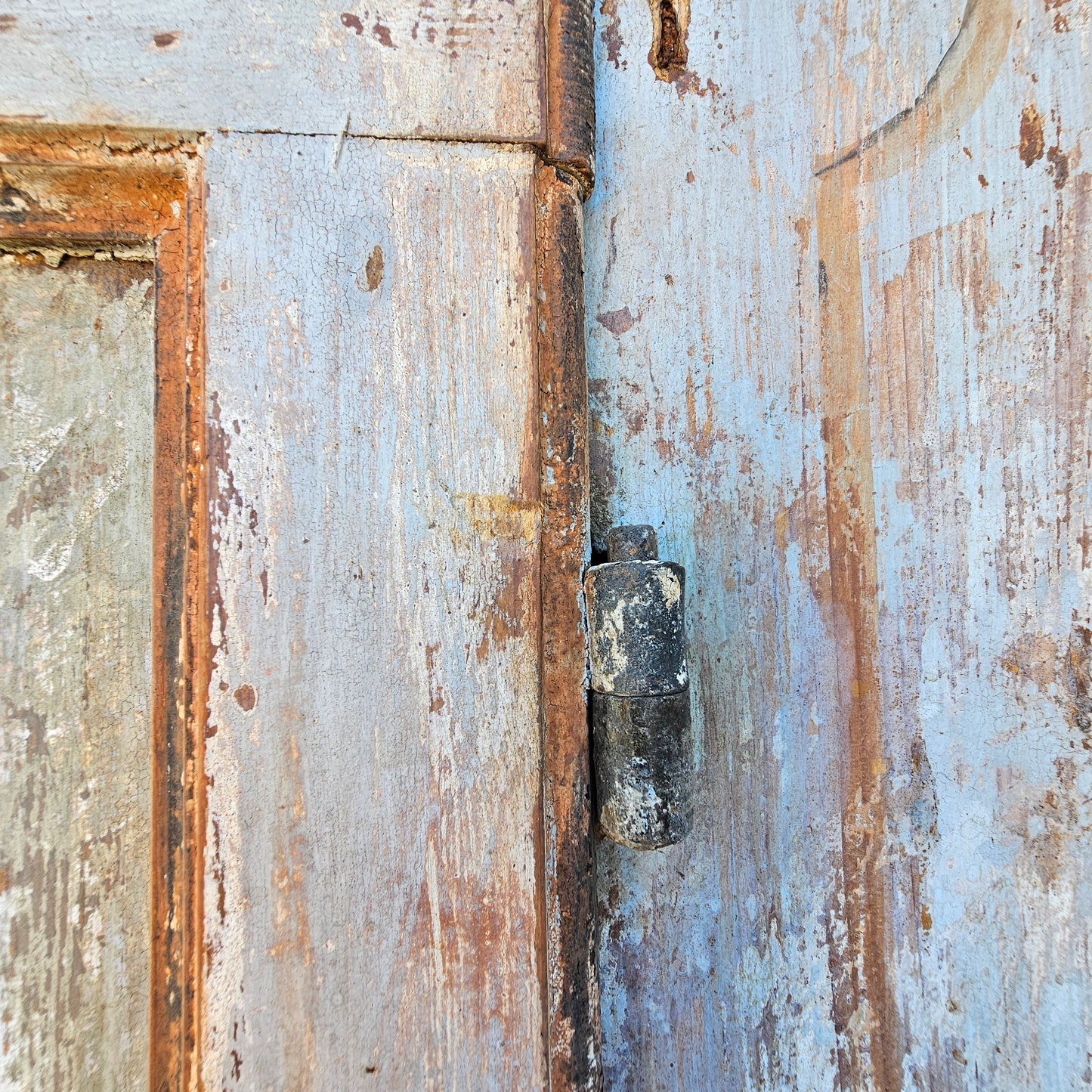 19th C. French Painted Cupboard/Cabinet