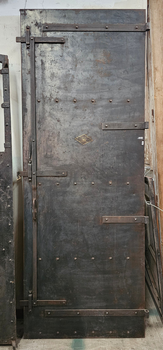 Industrial Iron Single Metal Fire Door