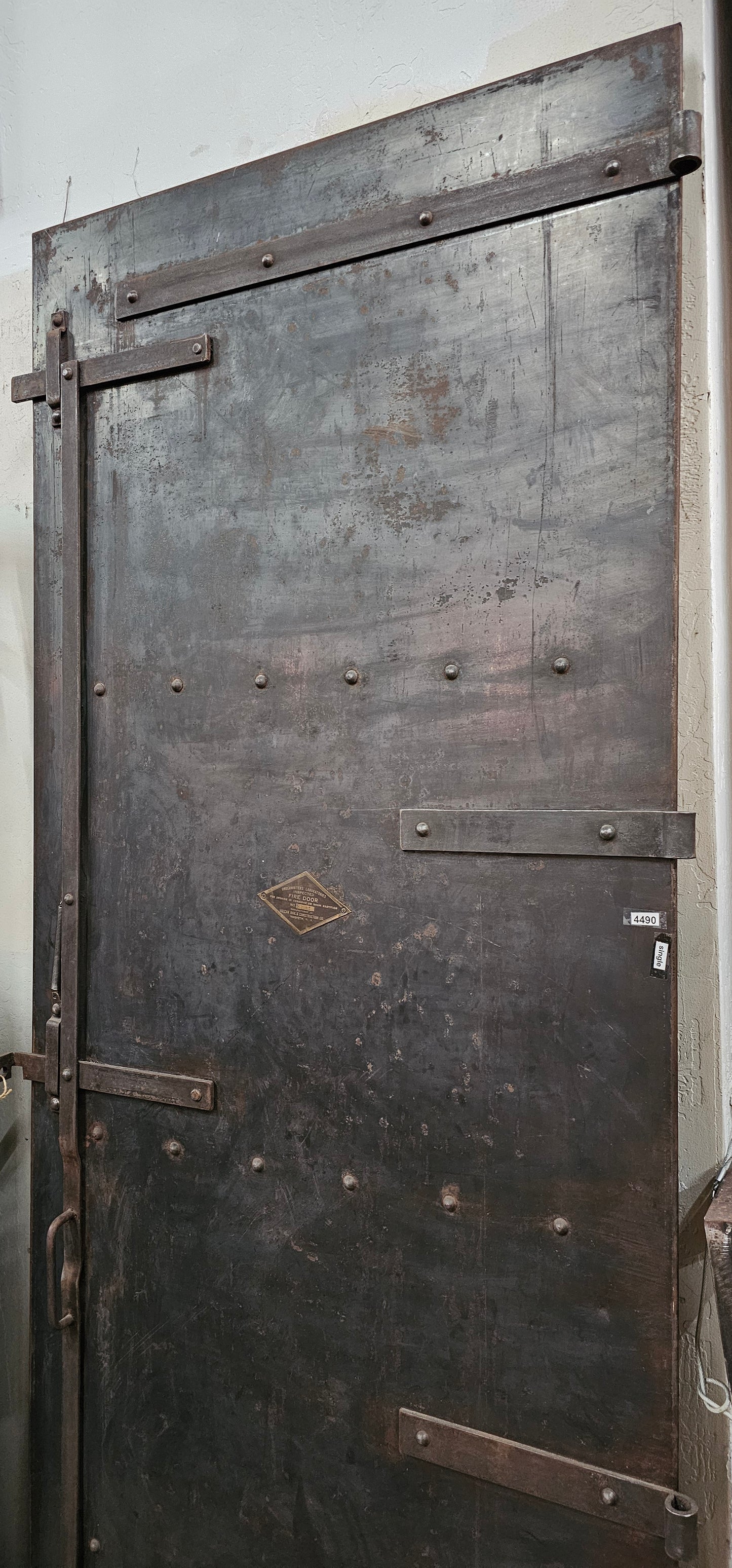 Industrial Iron Single Metal Fire Door