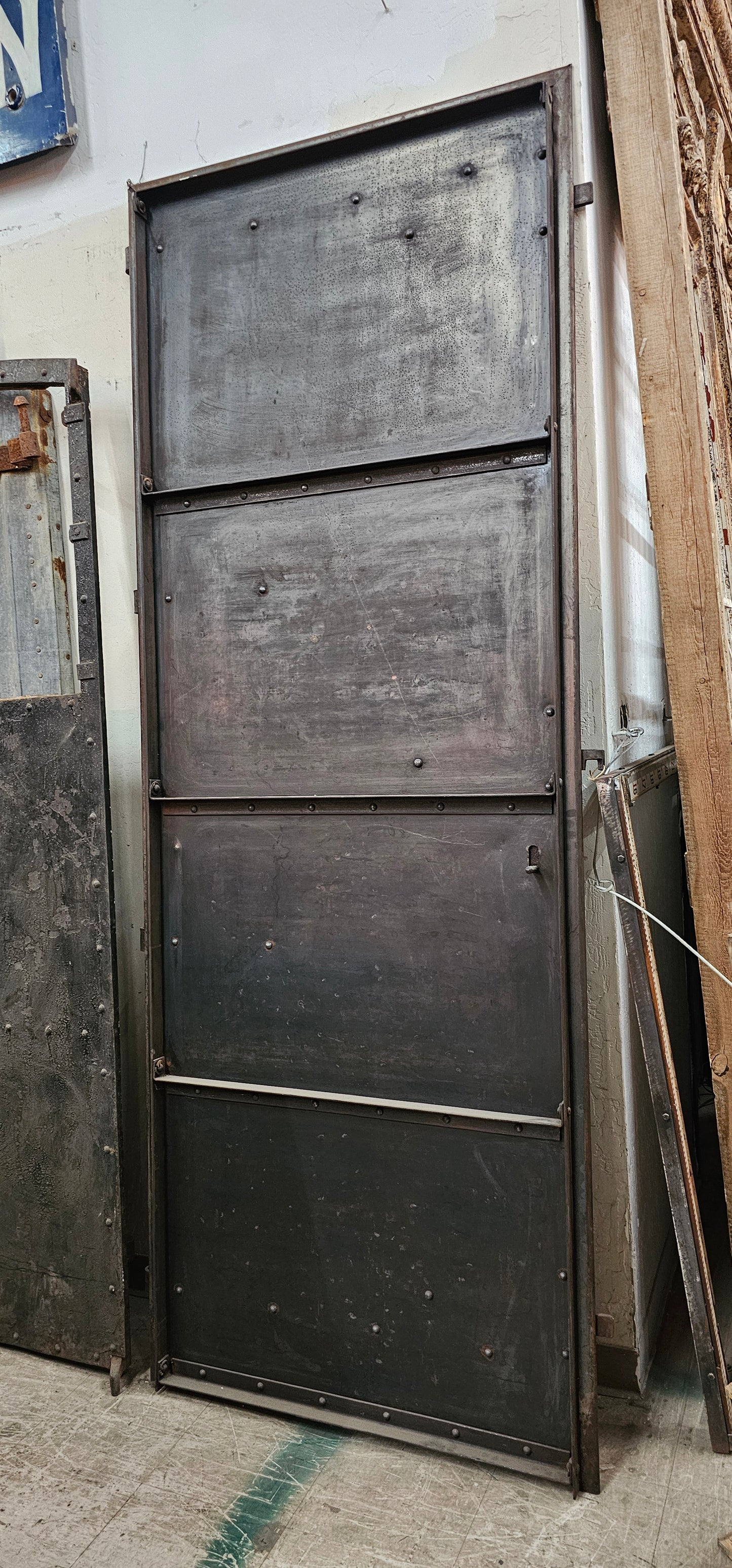 Industrial Iron Single Metal Fire Door