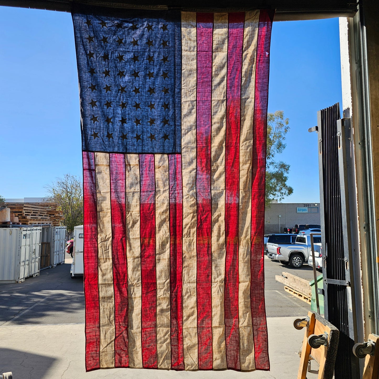 Vintage 48 Star American Flag
