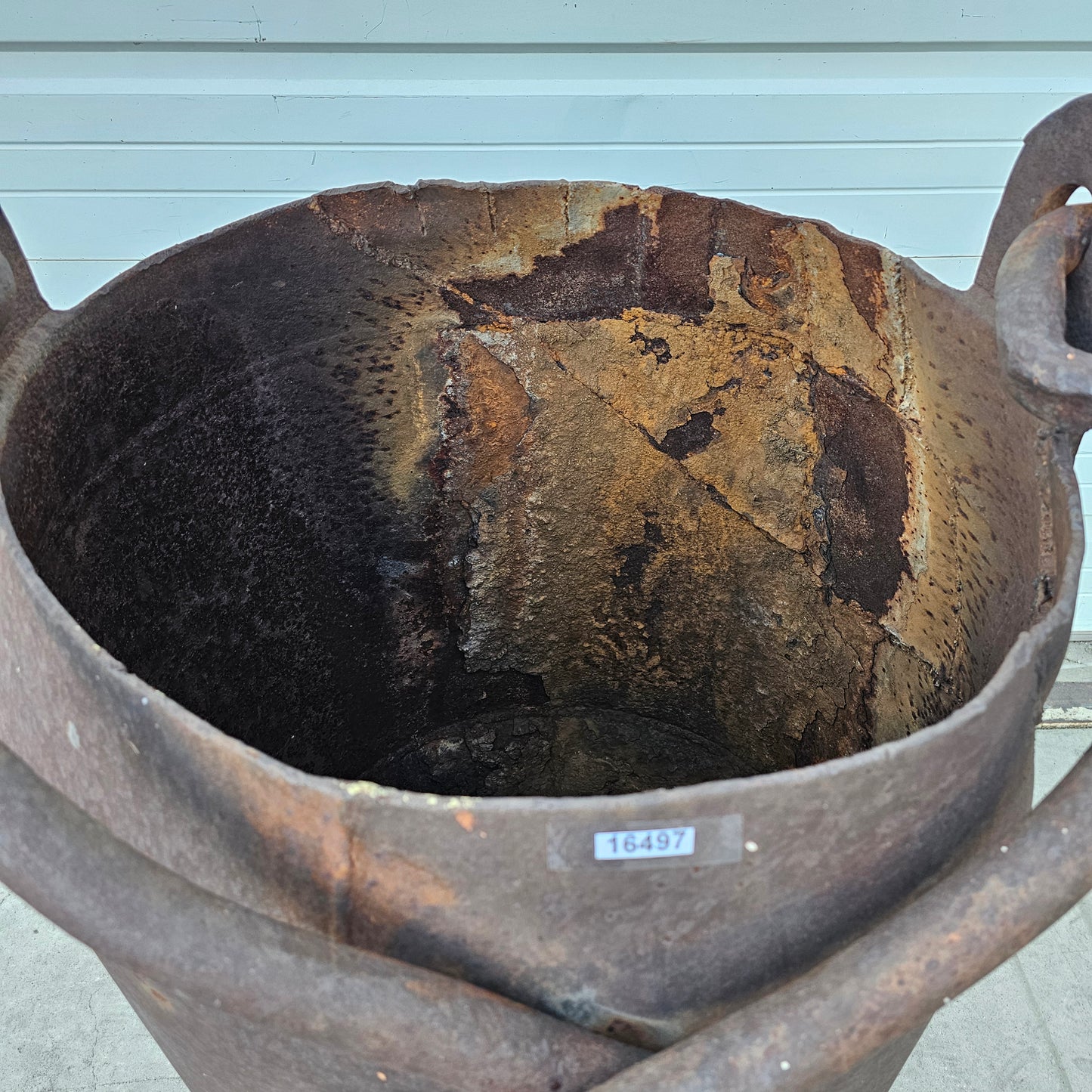 Large Iron Mining Bucket