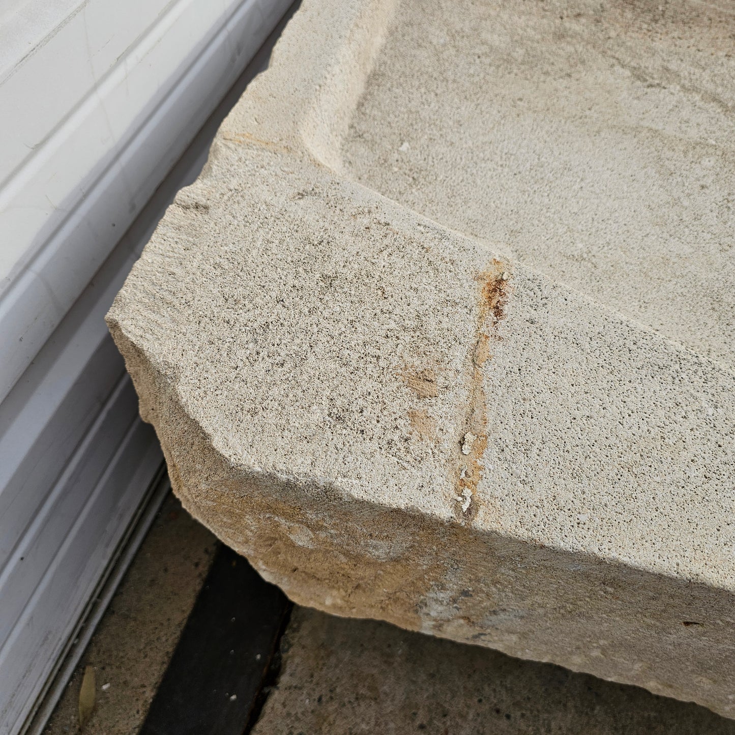 Large White Stone Sink