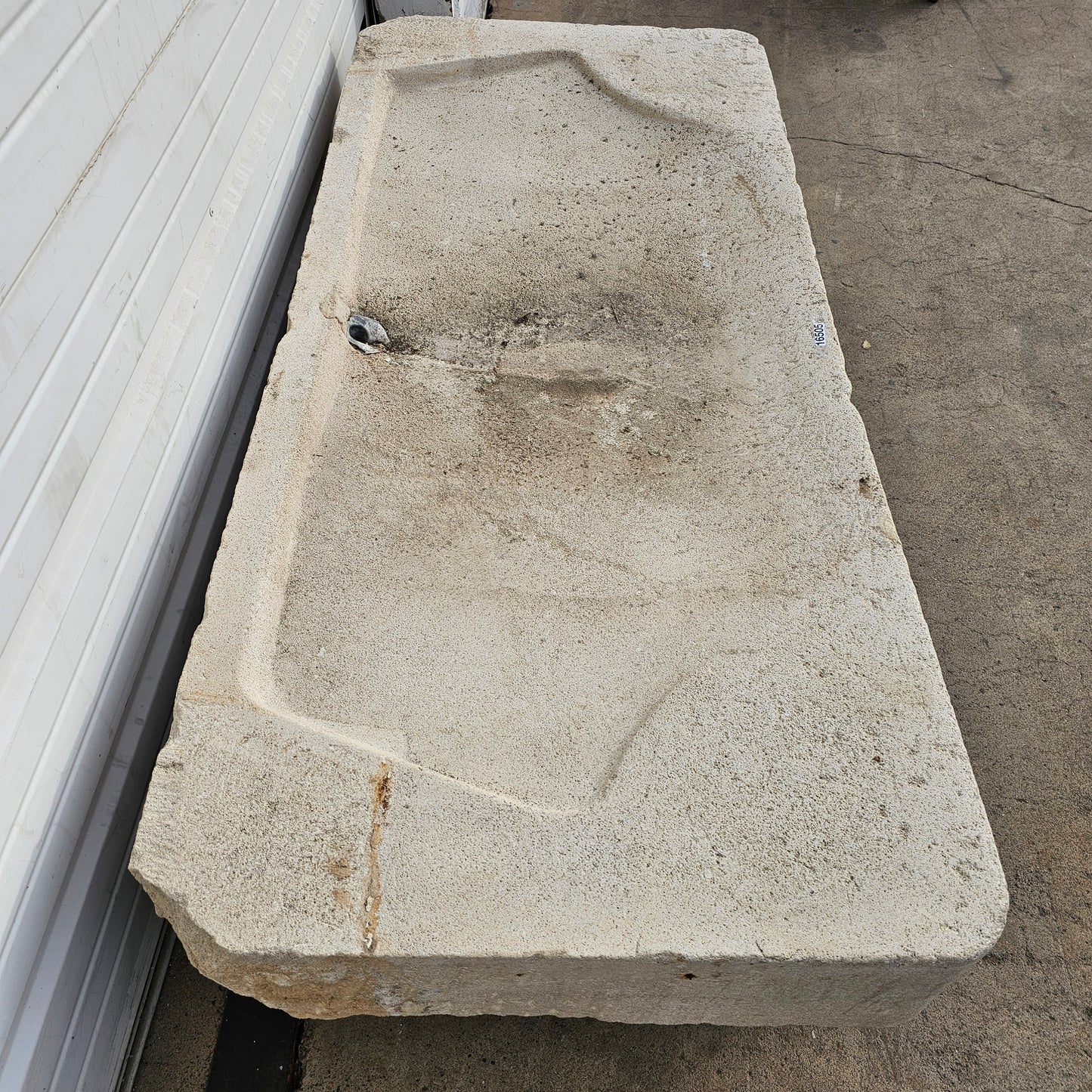 Large White Stone Sink