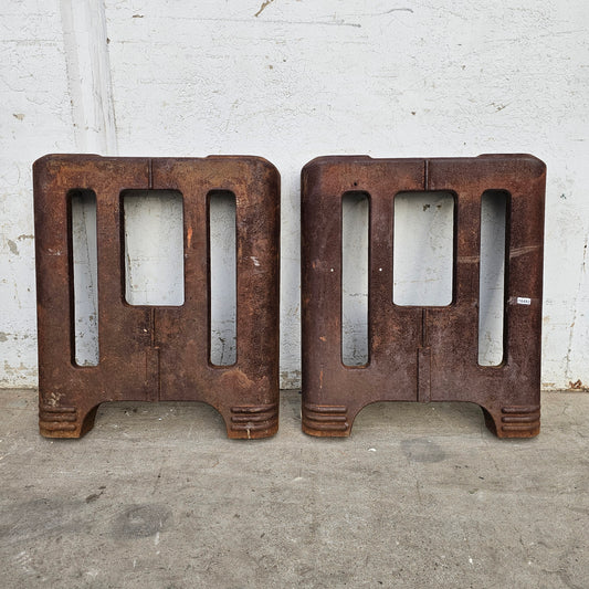 Pair of Cast Iron Table Legs