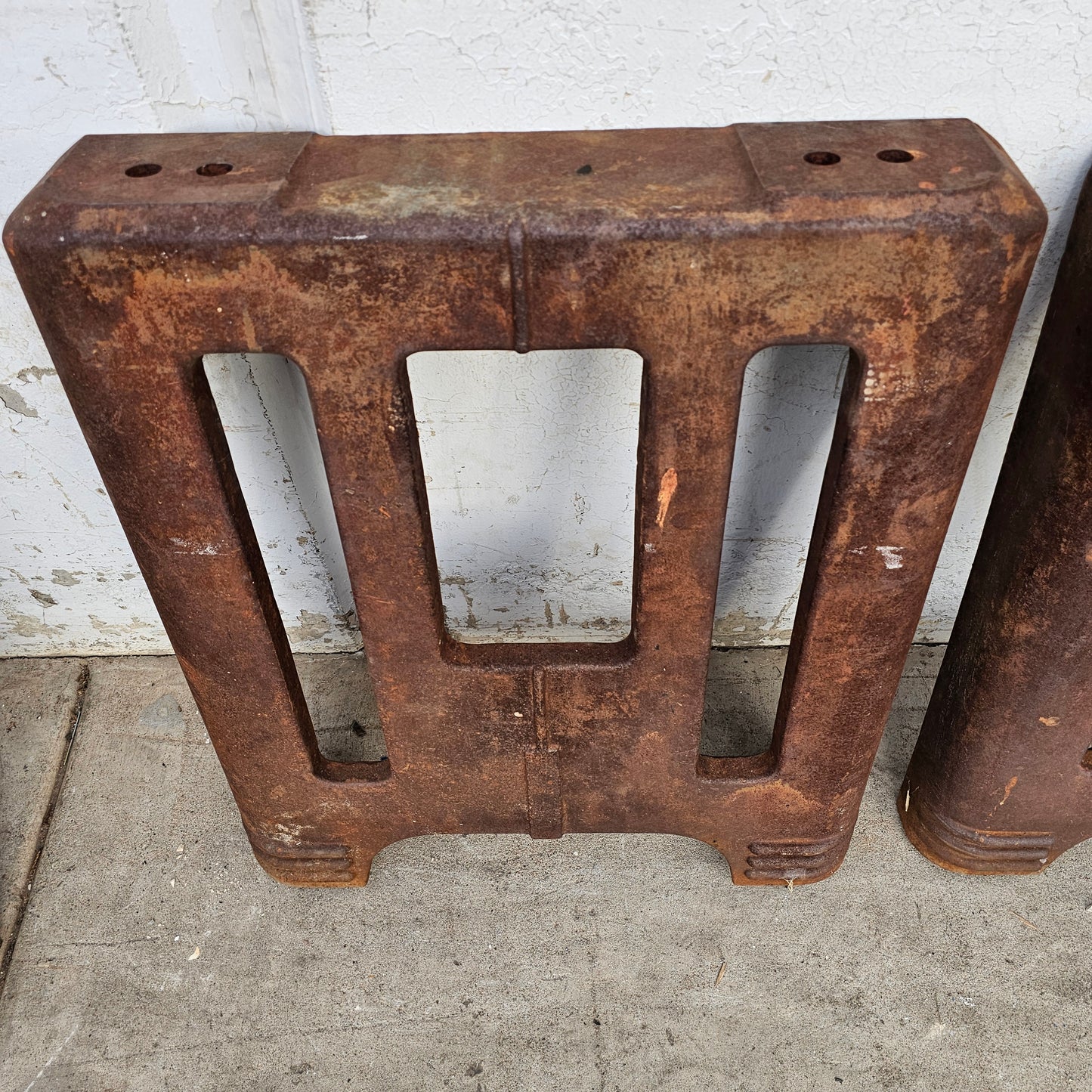 Pair of Cast Iron Table Legs