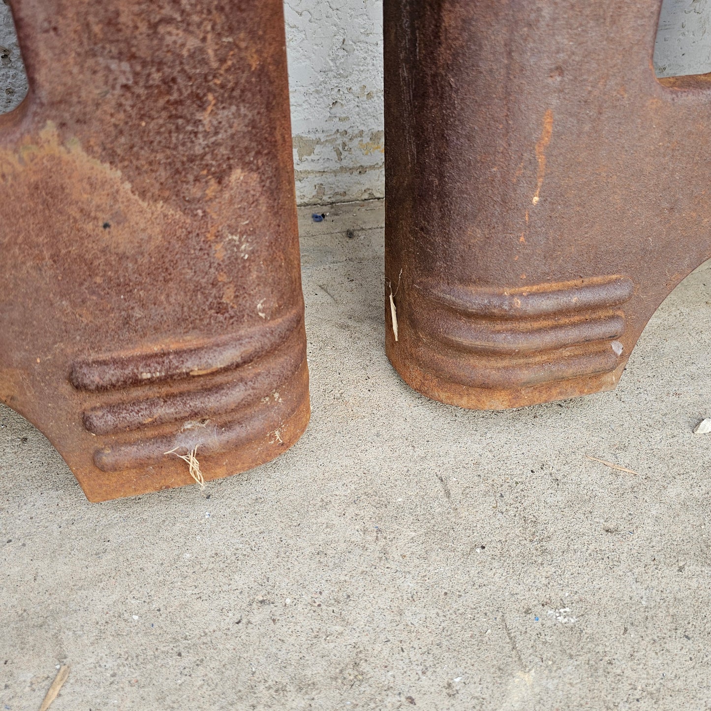 Pair of Cast Iron Table Legs