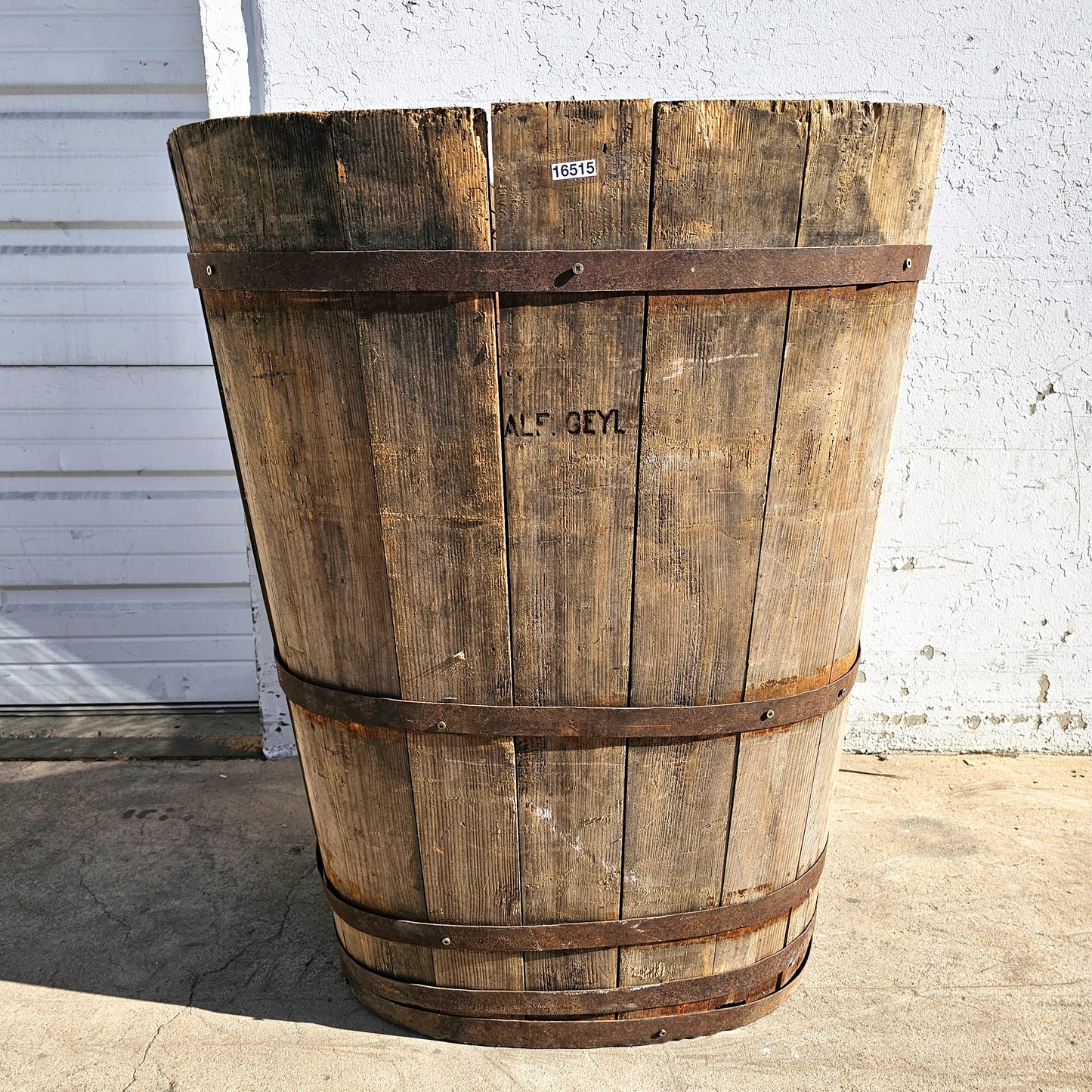 Wooden Wine Harvest Bucket/ Barrel