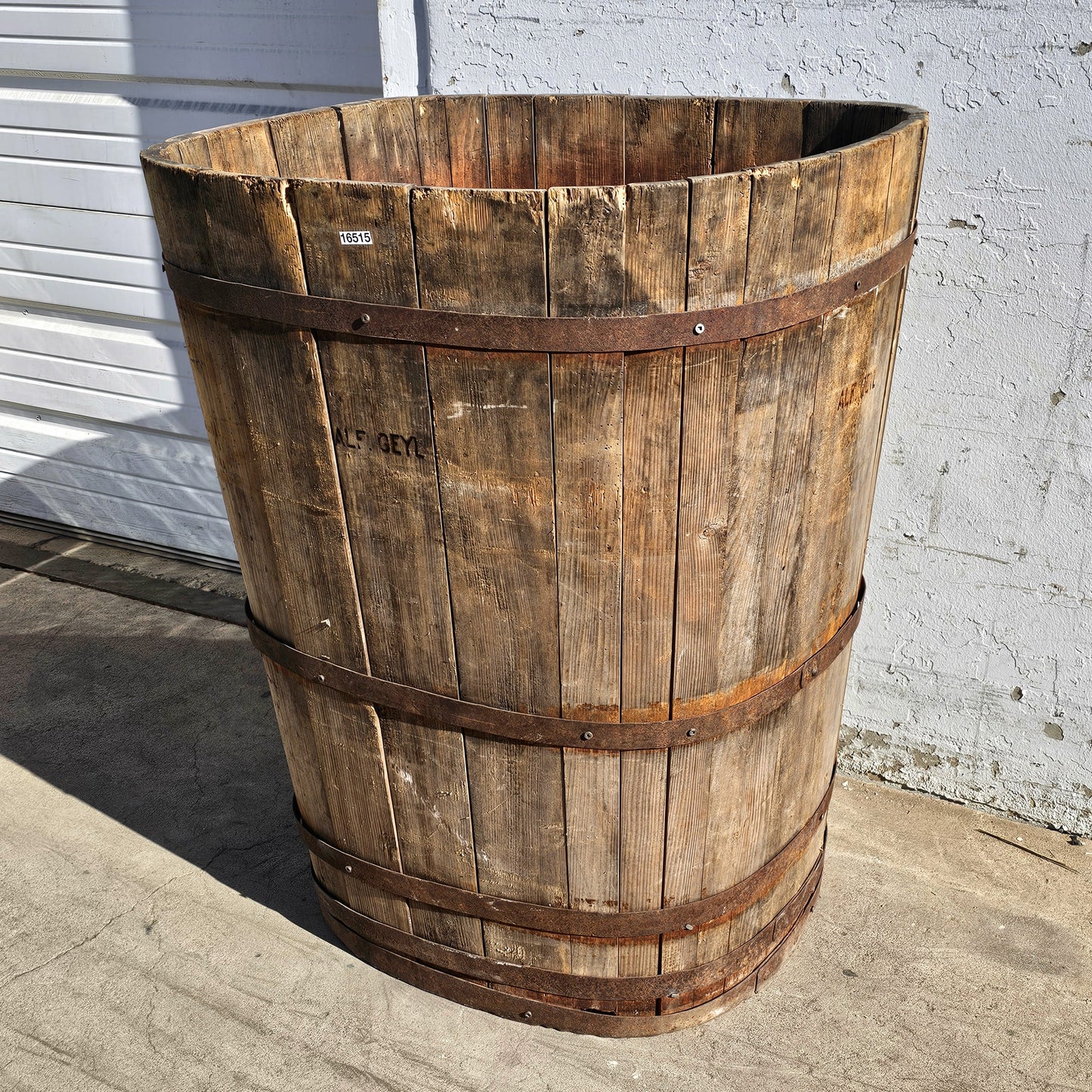 Wooden Wine Harvest Bucket/ Barrel