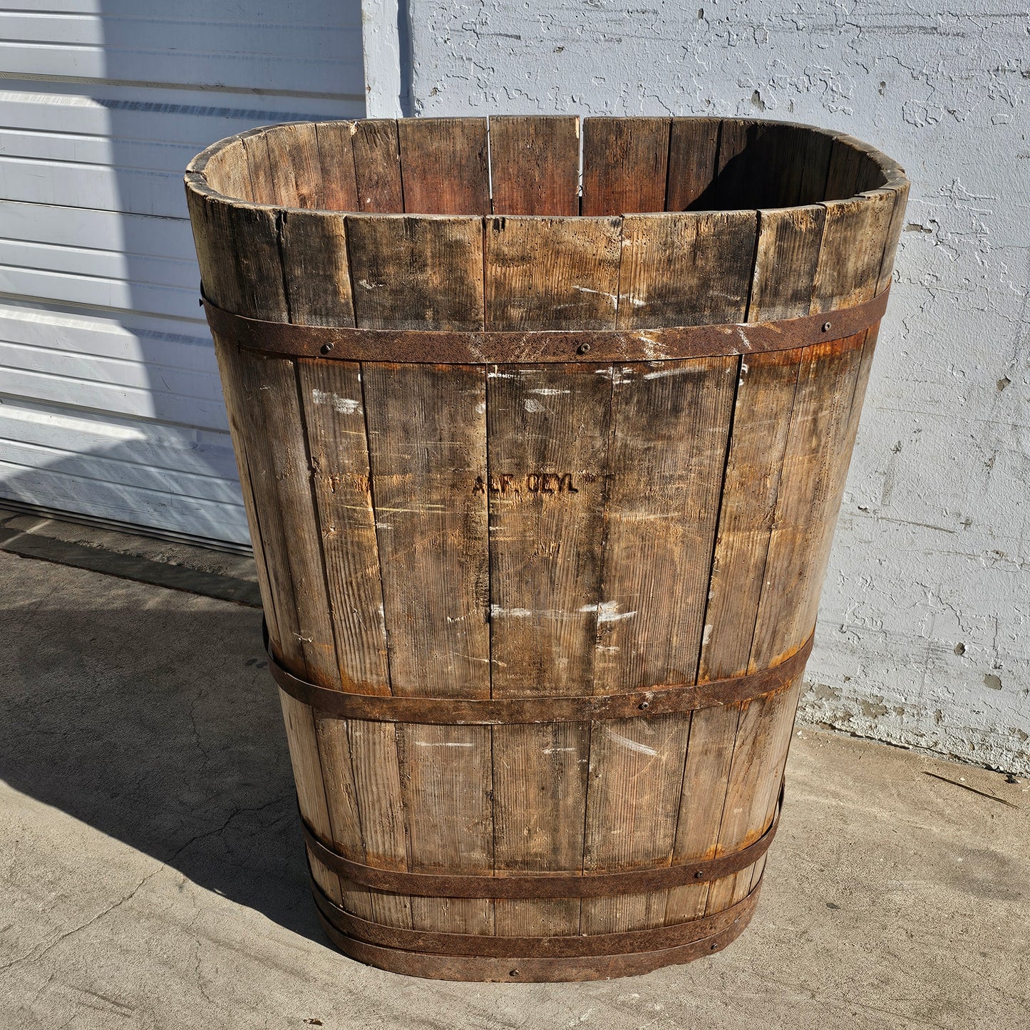 Wooden Wine Harvest Bucket/ Barrel