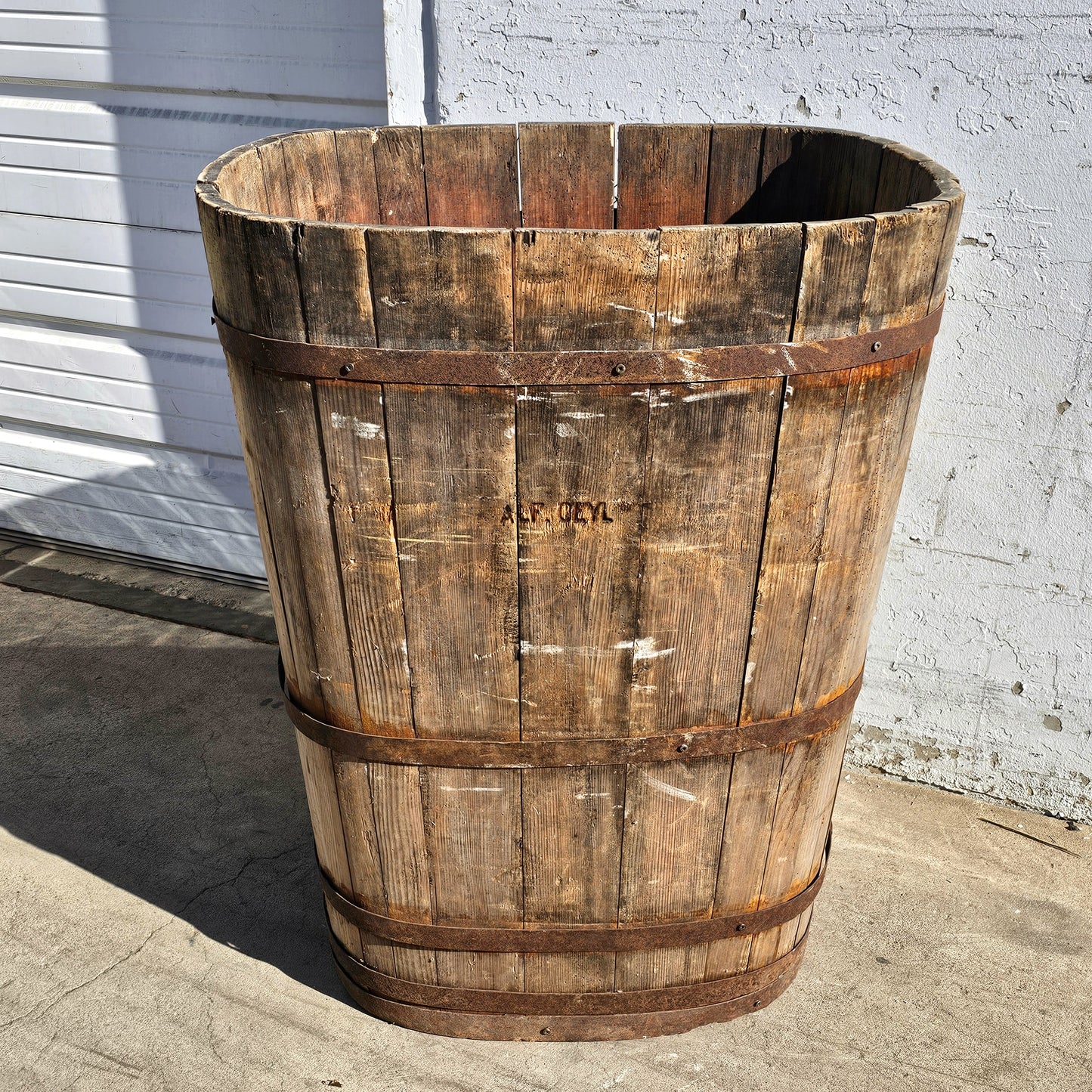 Wooden Wine Harvest Bucket/ Barrel