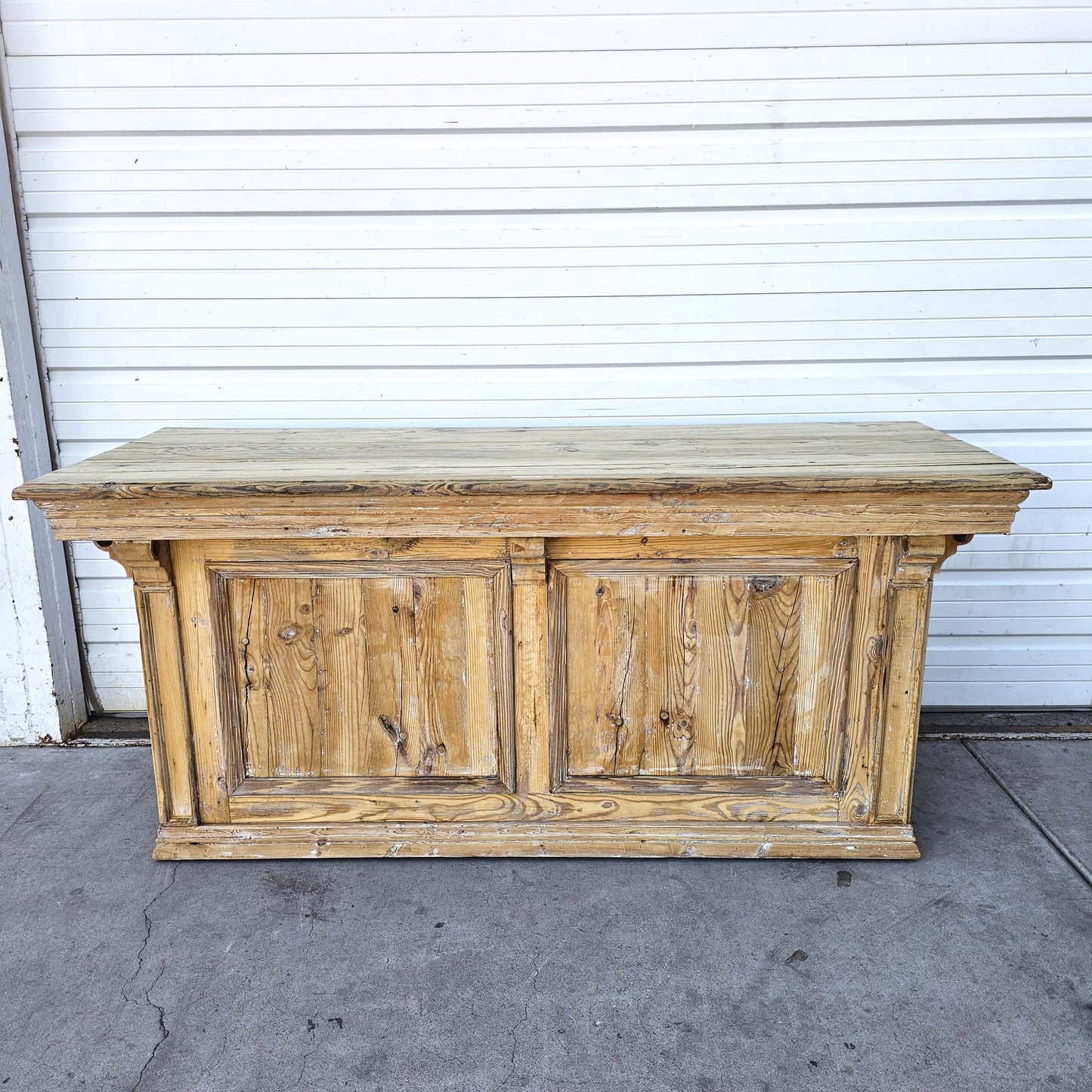 Stripped Wood Store Counter / Island