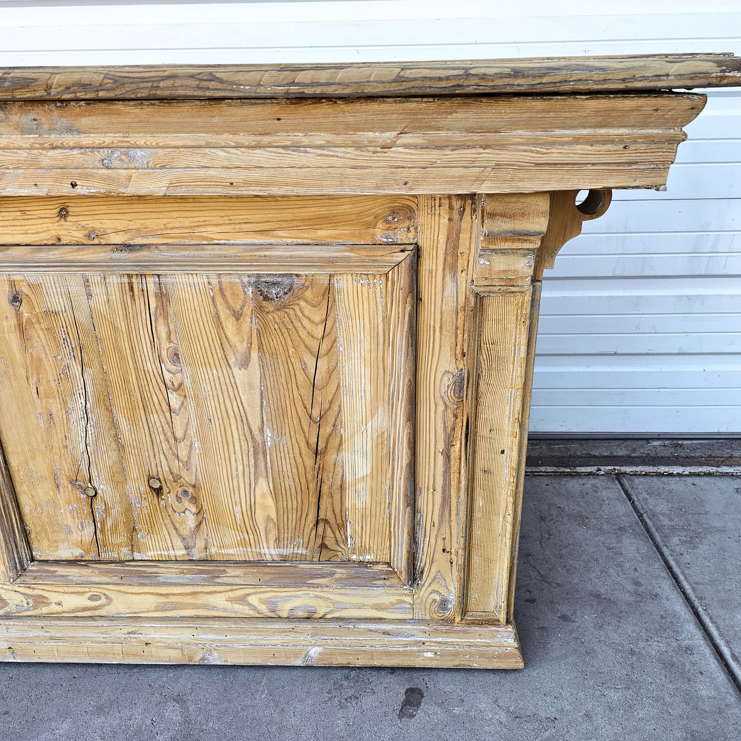 Stripped Wood Store Counter / Island