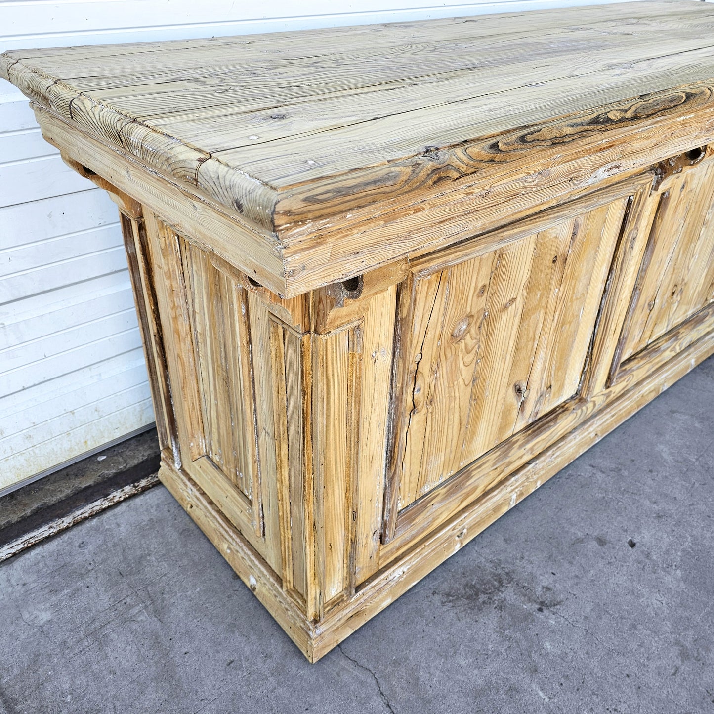 Stripped Wood Store Counter / Island