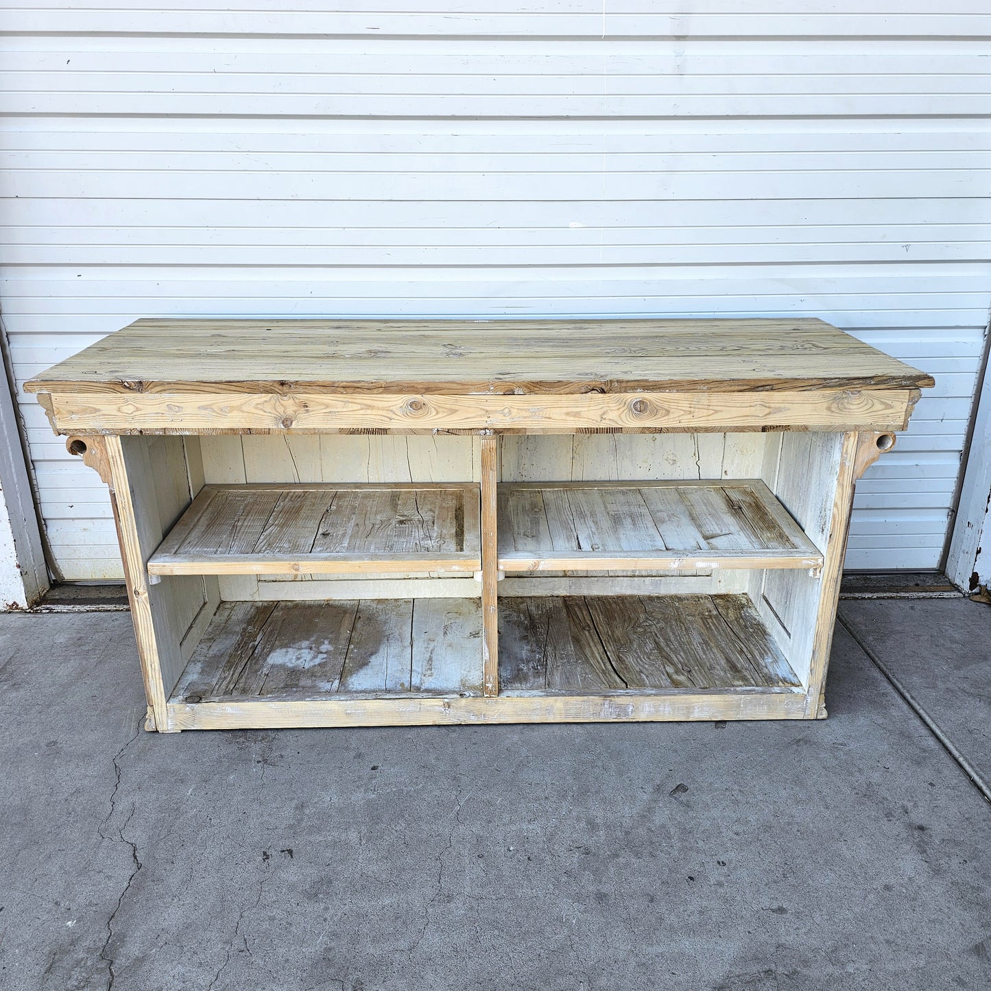 Stripped Wood Store Counter / Island