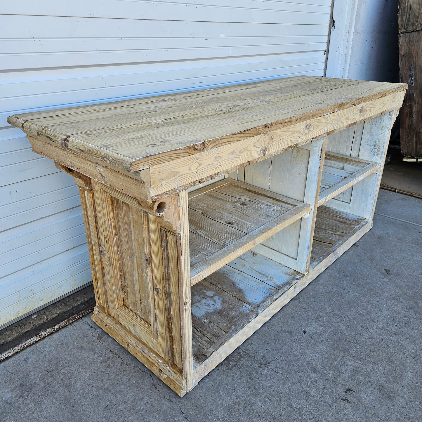 Stripped Wood Store Counter / Island