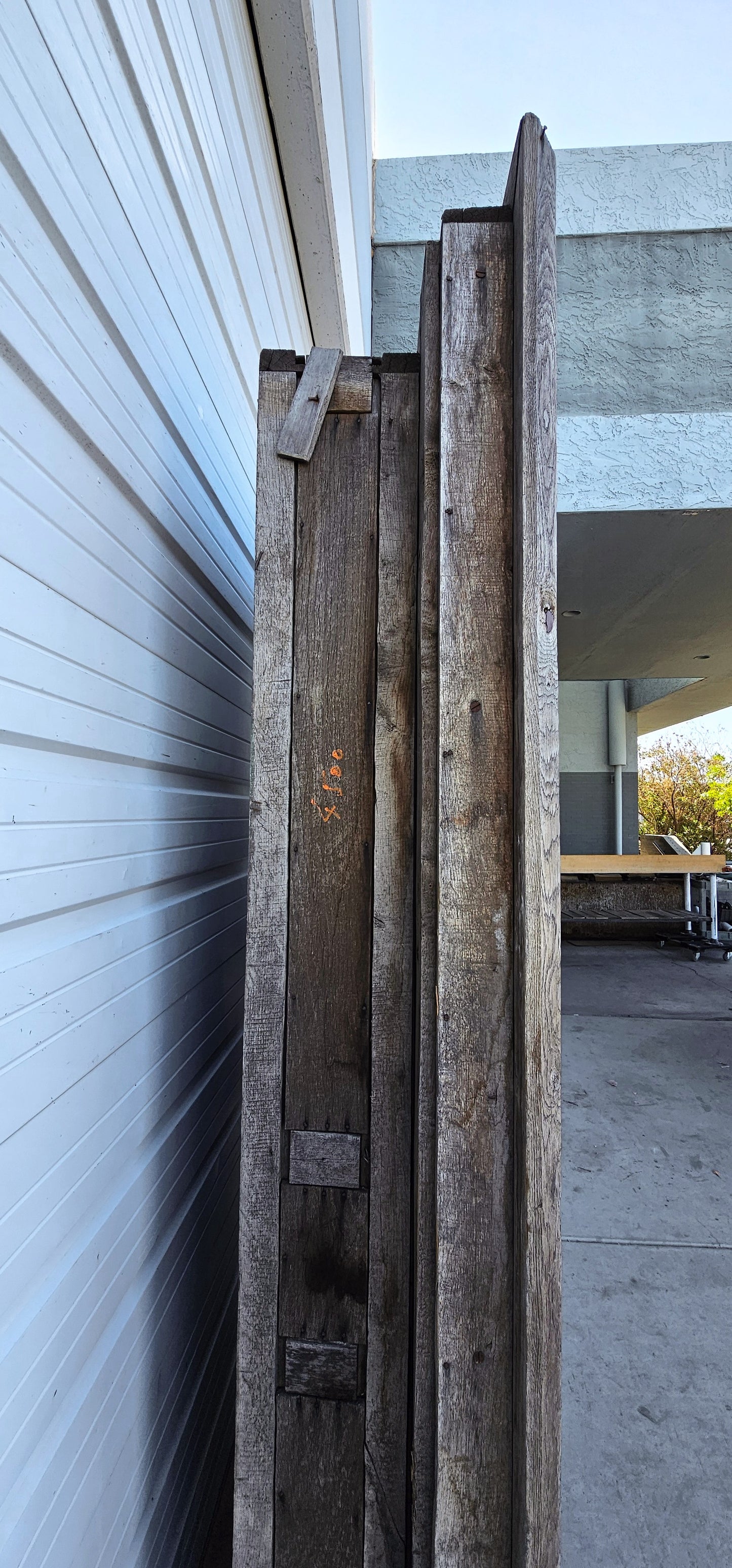 Antique French Wine Cellar Door in Frame