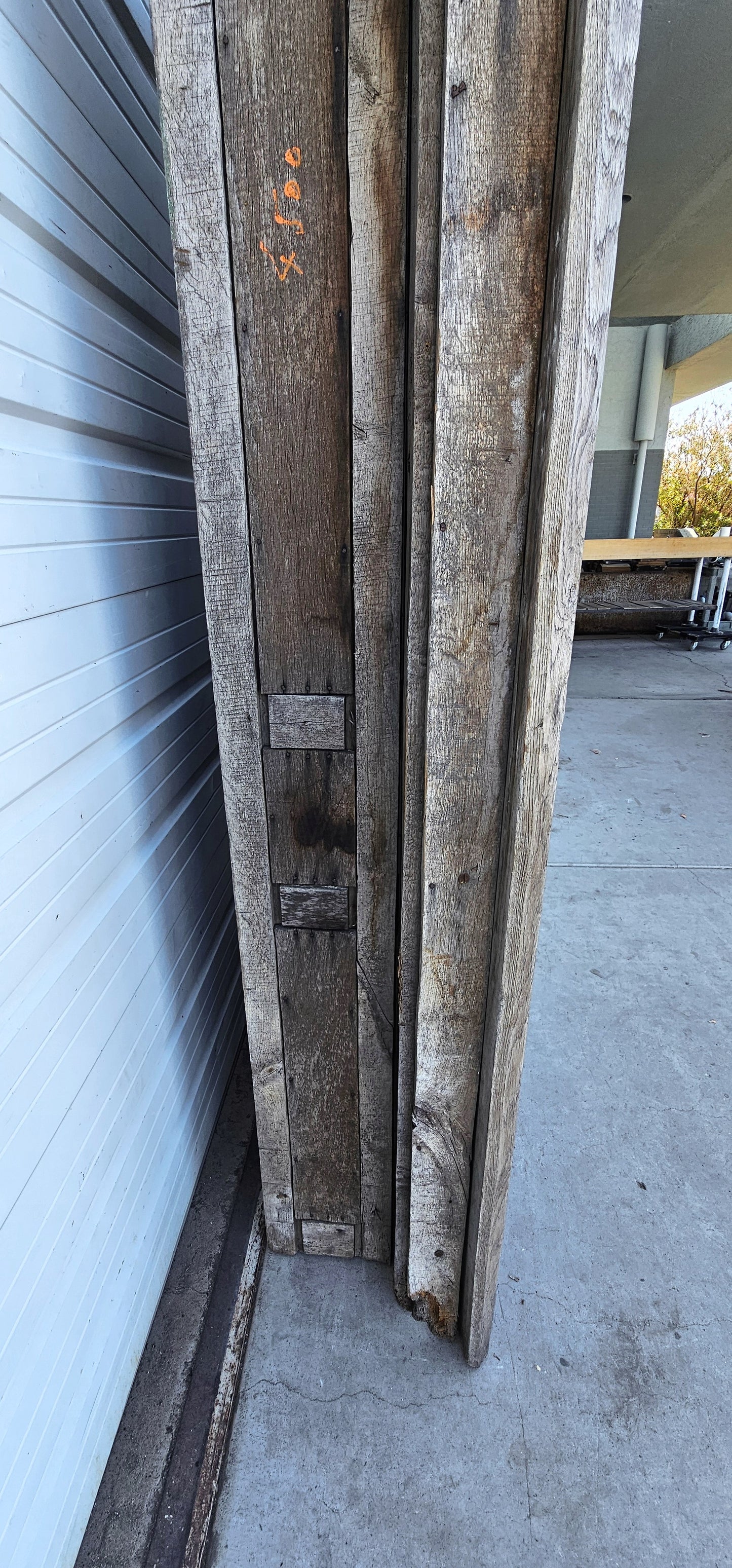 Antique French Wine Cellar Door in Frame