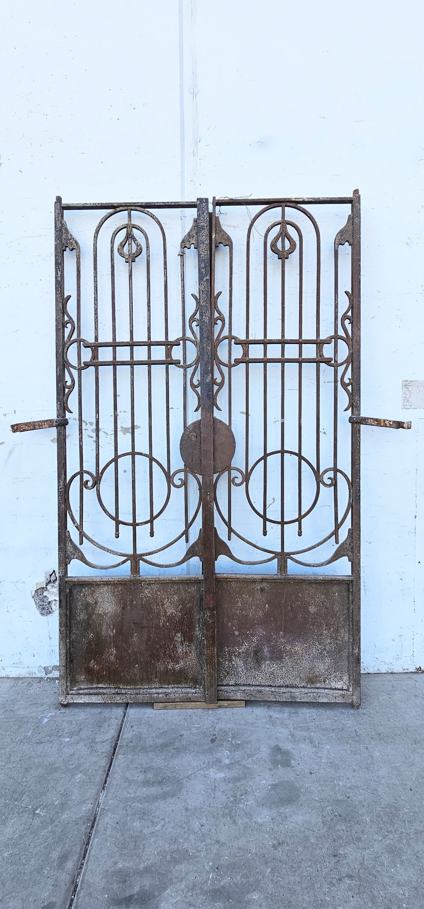 Pair of French Ornate Iron Gates