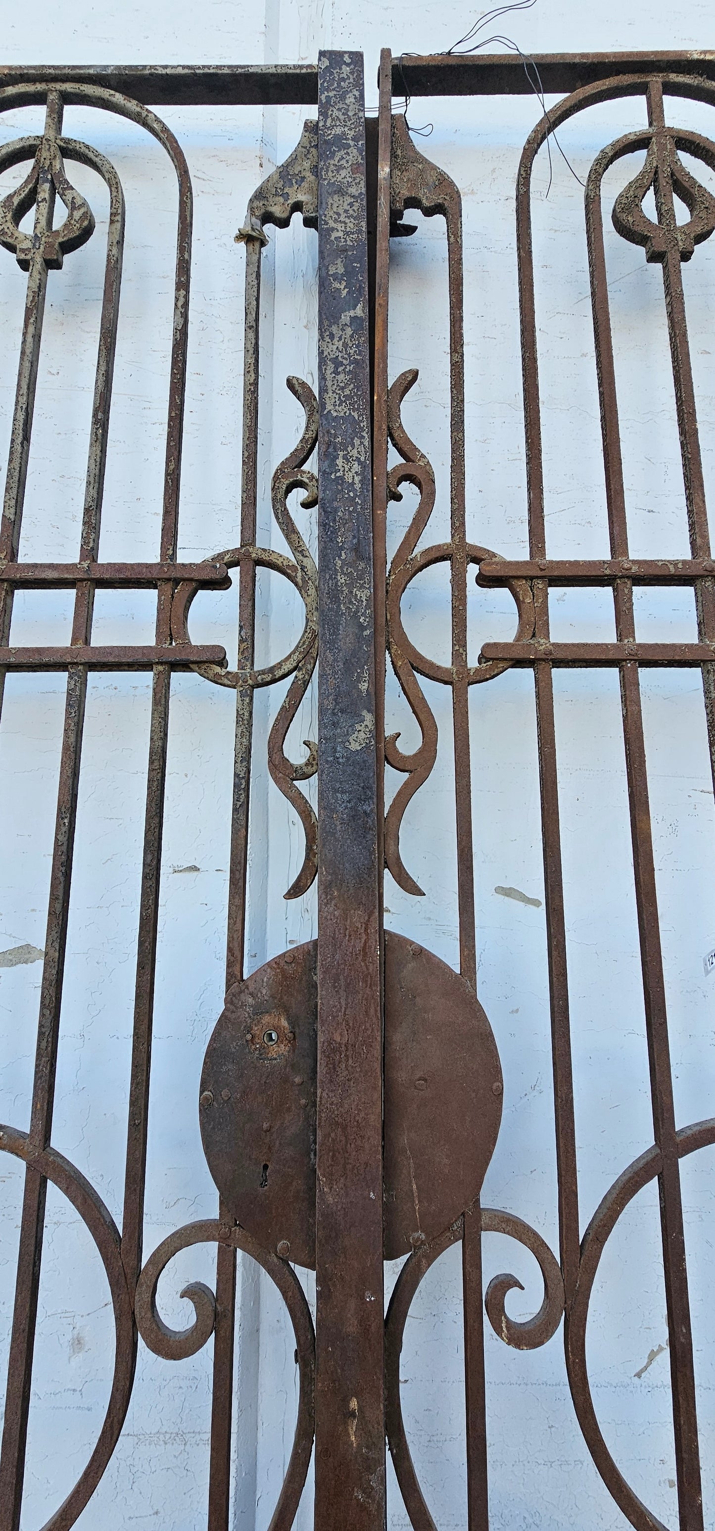 Pair of French Ornate Iron Gates