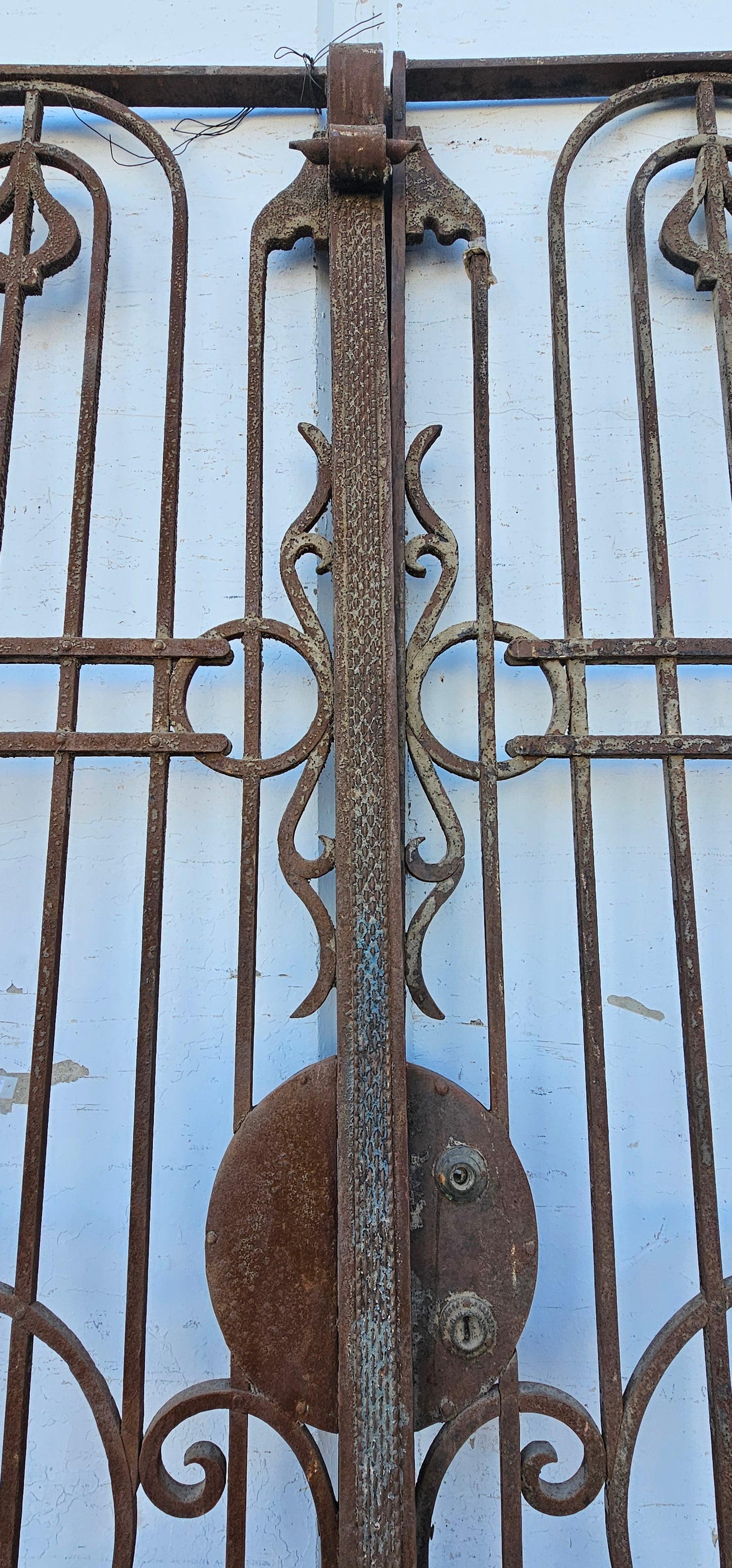 Pair of French Ornate Iron Gates