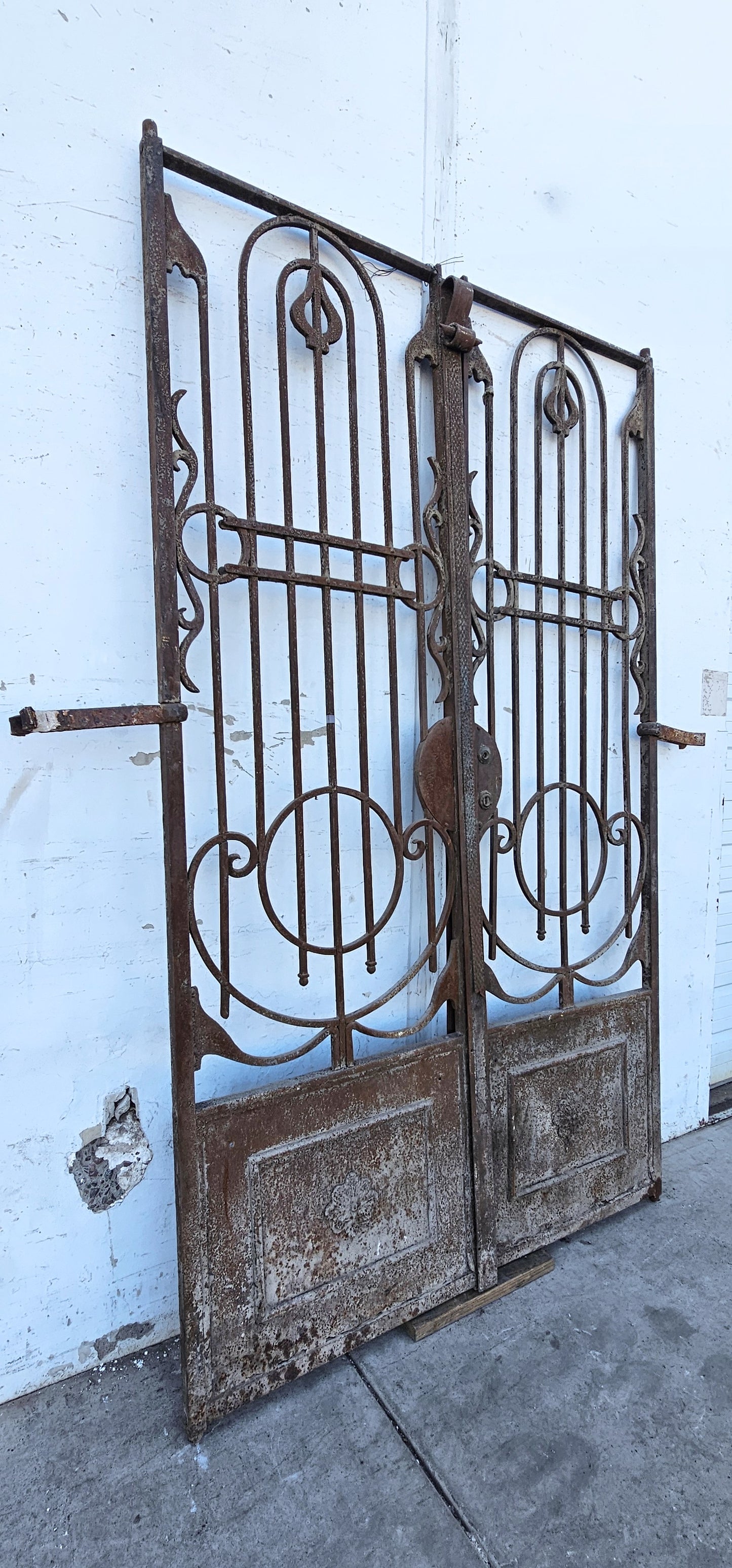 Pair of French Ornate Iron Gates