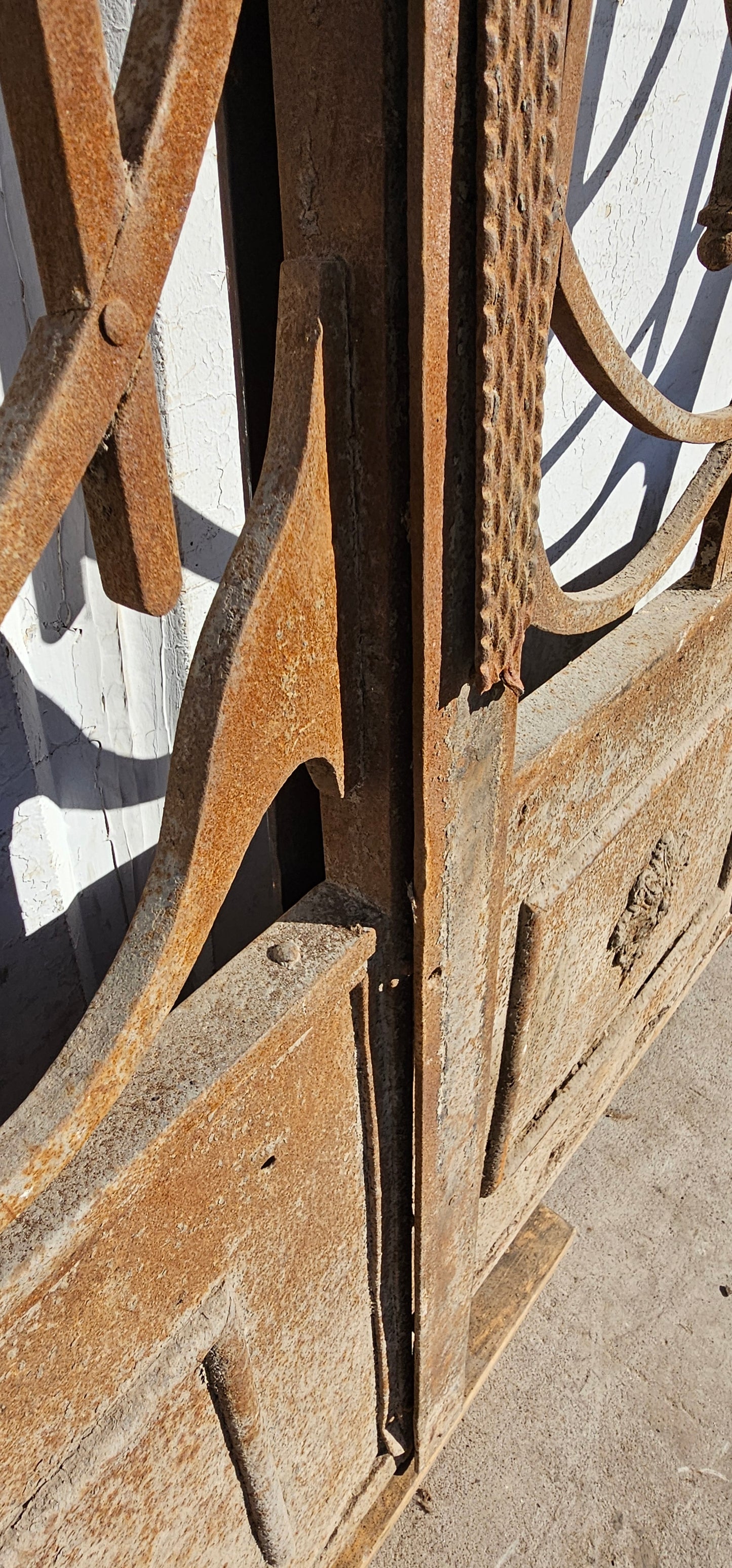 Pair of French Ornate Iron Gates