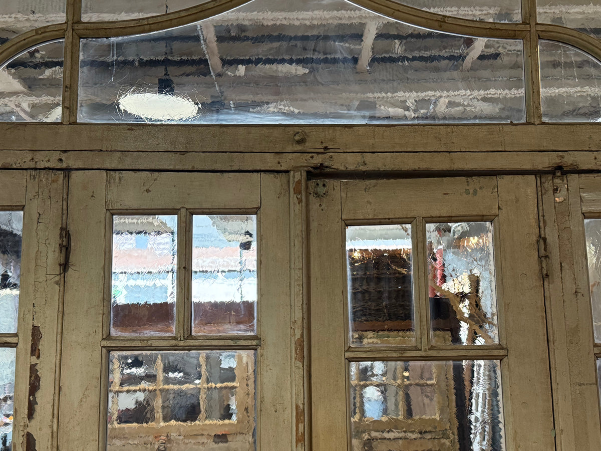 Set of 4 French Doors with Transom Window